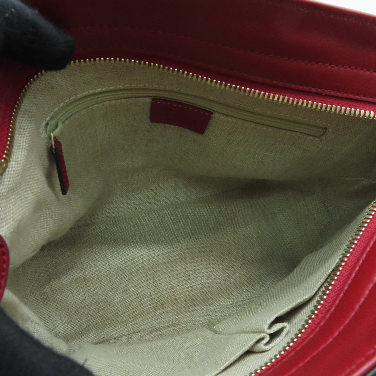 GUCCI 牛皮皮革2way Shoulder Bag金扣手挽肩背两用袋红色