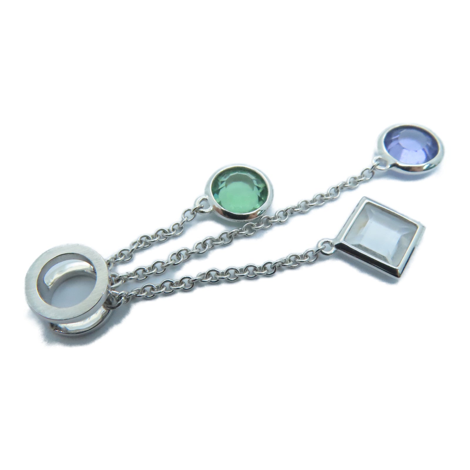 JEWELRY 【激減優惠】18K白金Pendant吊墜紫色/綠色