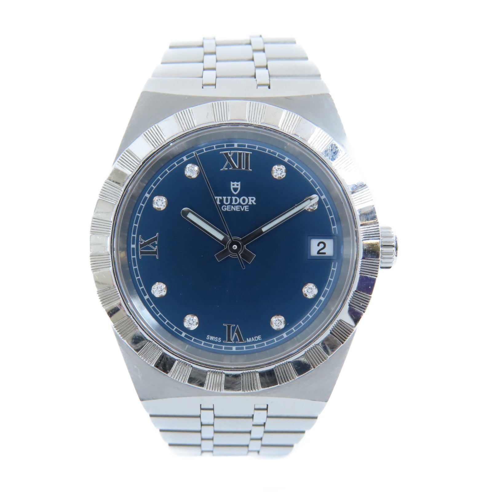 TUDOR Royal不鏽鋼手錶自動機芯藍色