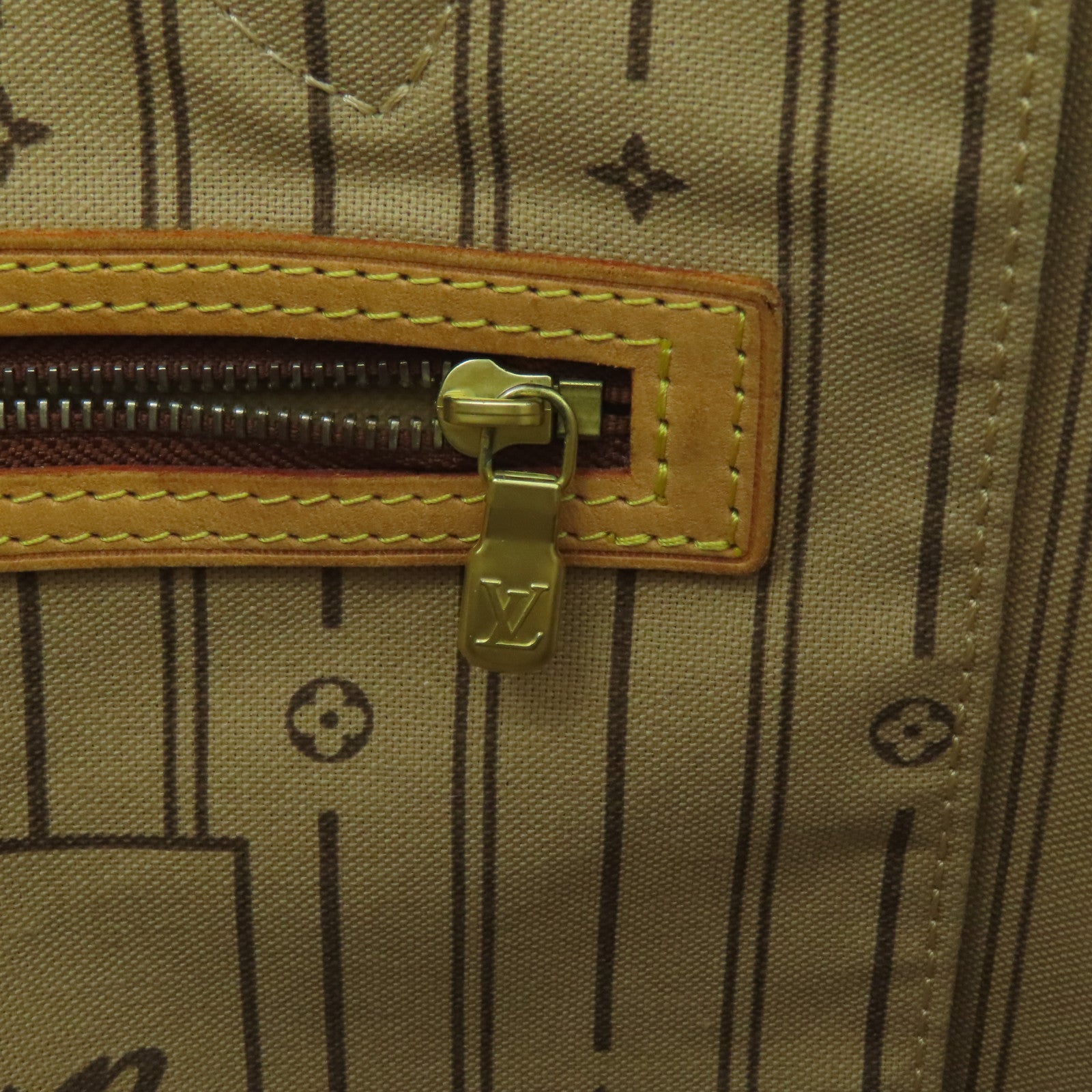LOUIS VUITTON Monogram Neverfull GM金扣手挽肩背兩用袋啡色