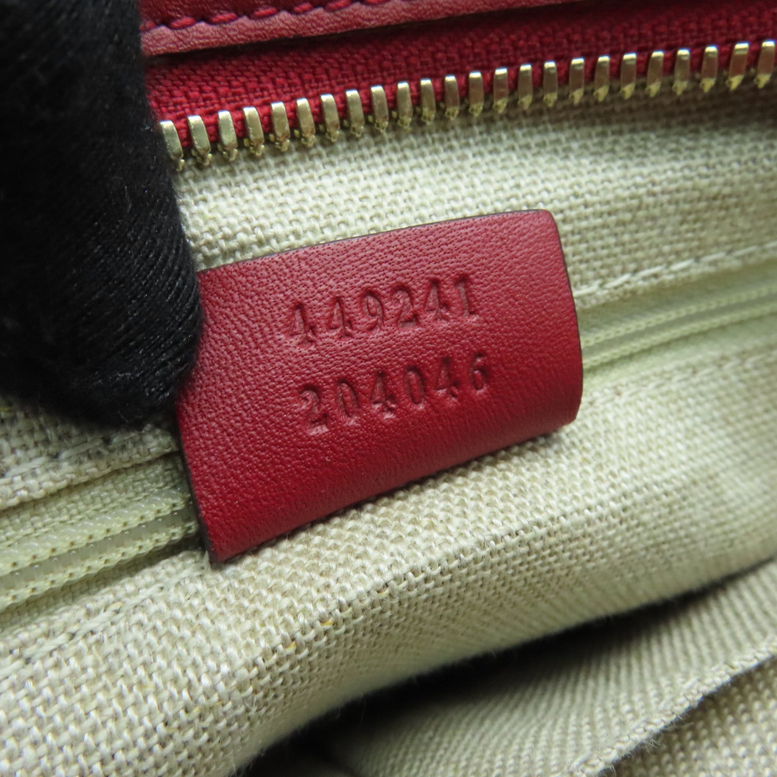 GUCCI 牛皮皮革2way Shoulder Bag金扣手挽肩背两用袋红色
