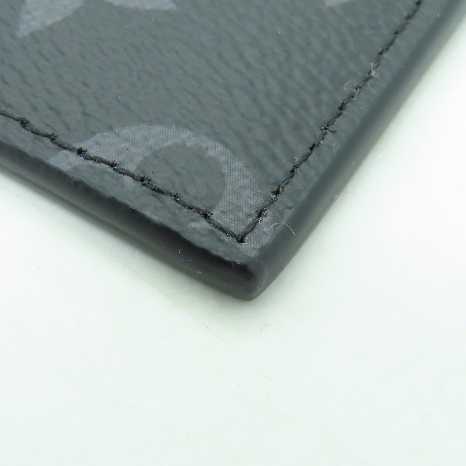 LOUIS VUITTON Monogram Eclipse Coin Case銀扣零錢包黒色