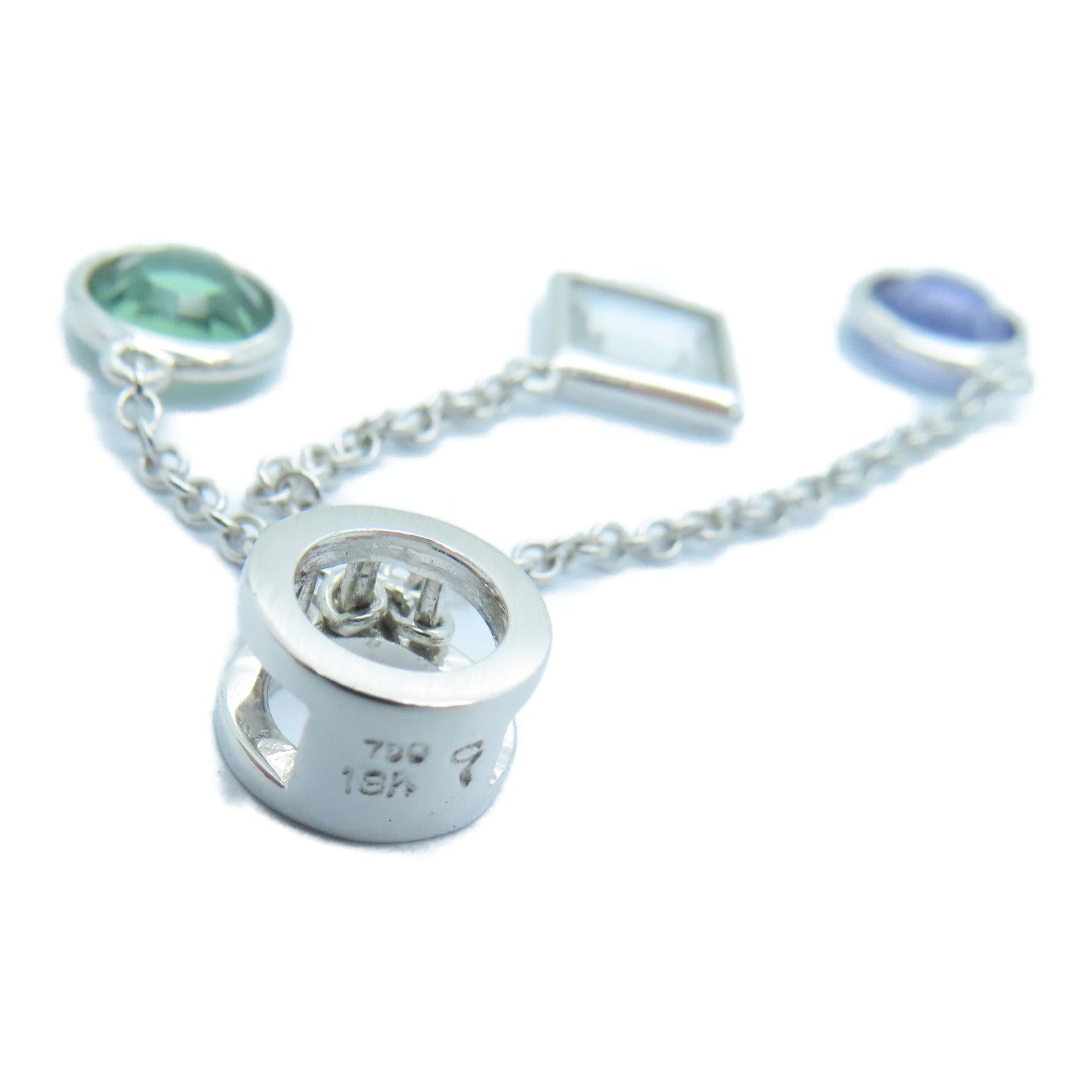 JEWELRY 【激減優惠】18K白金Pendant吊墜紫色/綠色