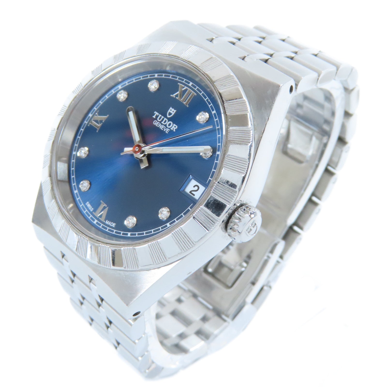 TUDOR Royal不鏽鋼手錶自動機芯藍色