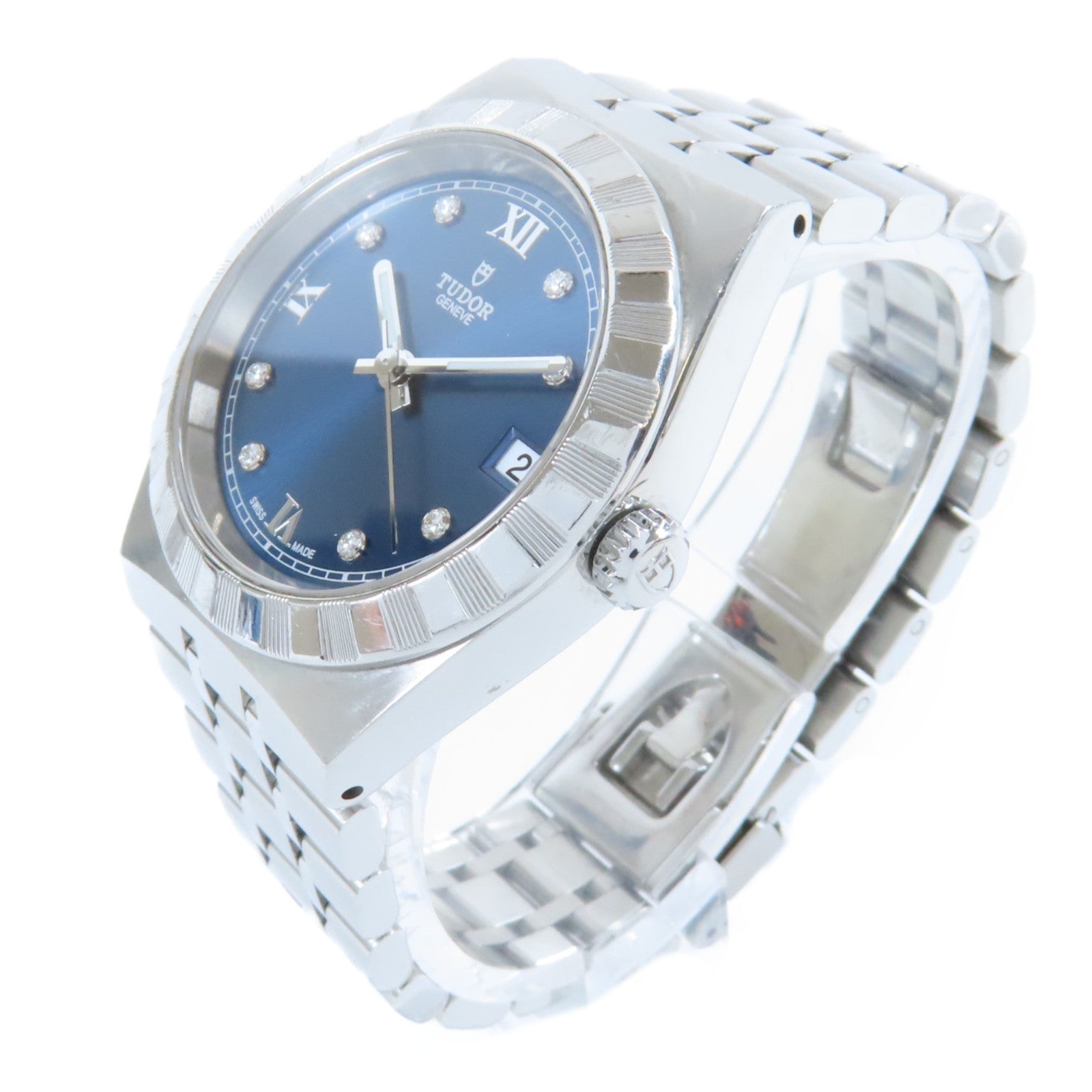 TUDOR Royal不鏽鋼手錶自動機芯藍色