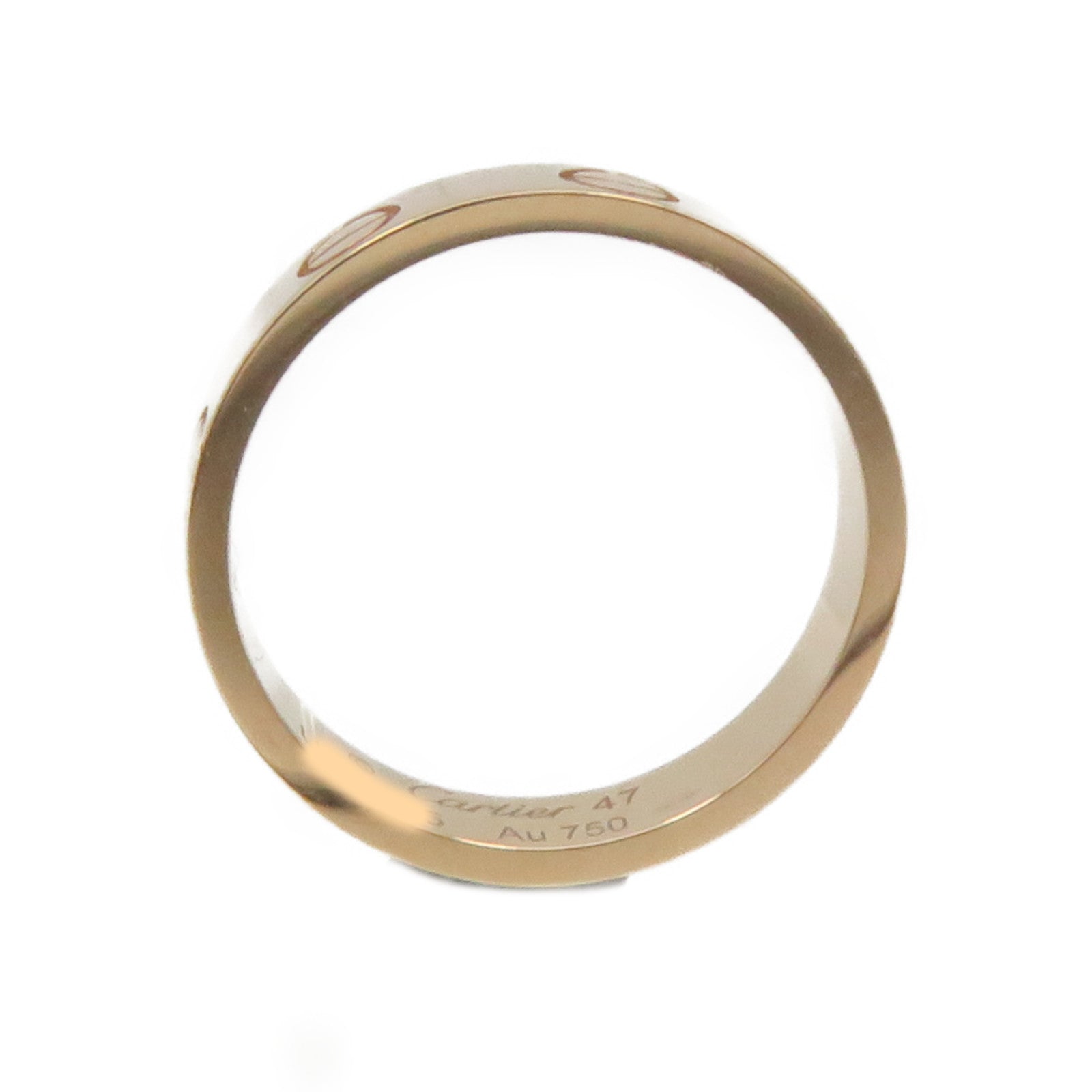 CARTIER 18K玫瑰金Love Ring戒指#47