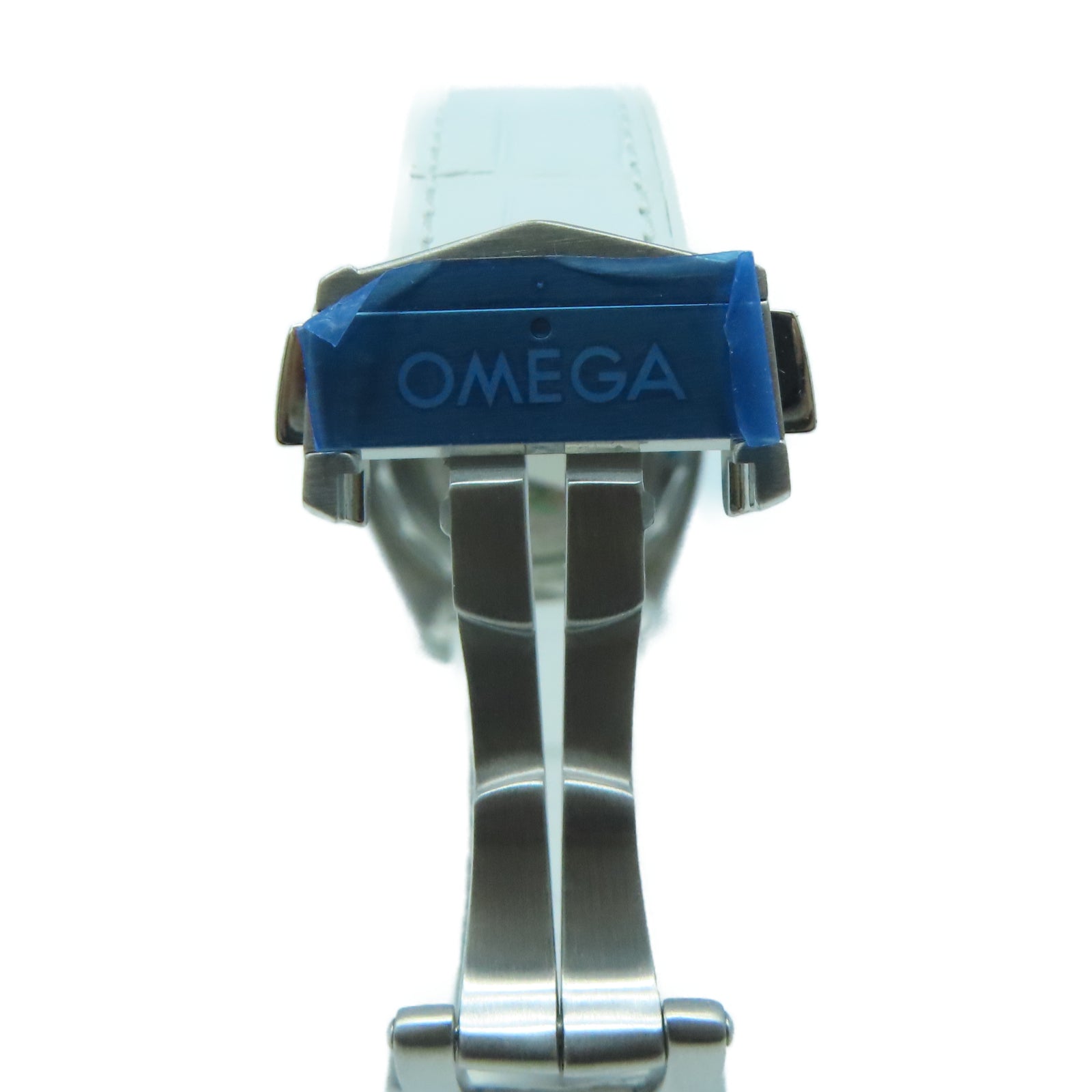 OMEGA 不鏽鋼Plant Ocean Tokyo 2020銀扣手錶白色