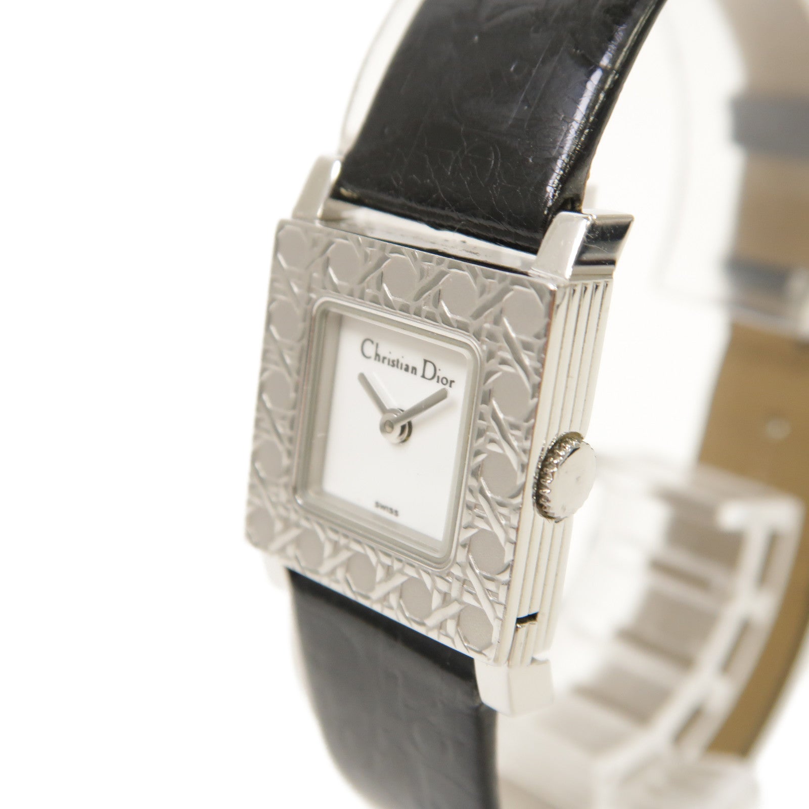 Dior D60-109金屬手錶石英機芯白色