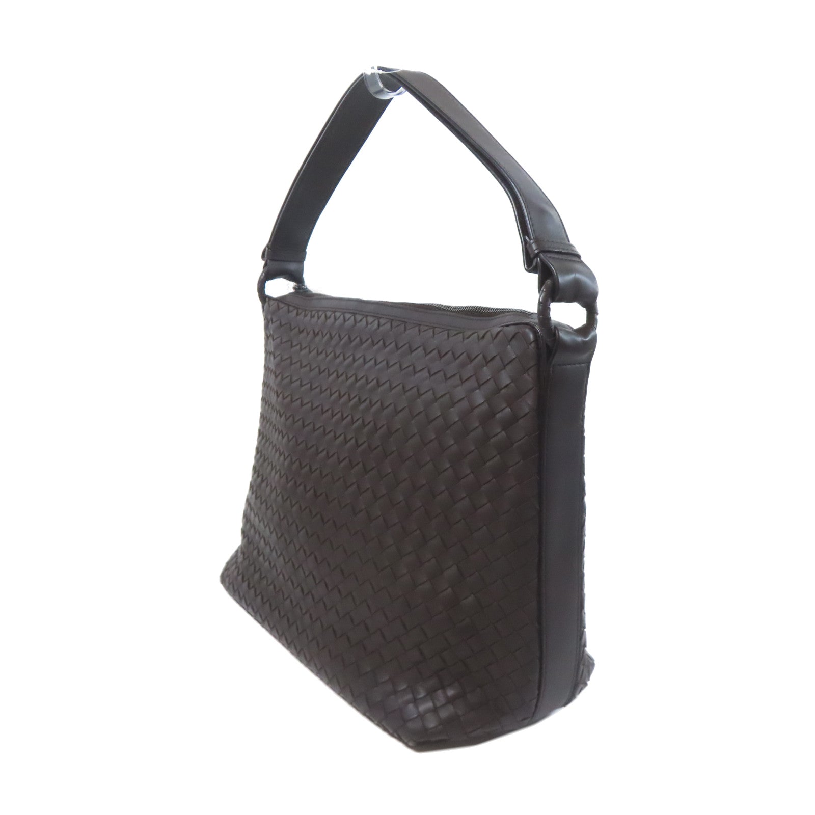 BOTTEGA VENETA 牛皮皮革Shoulder Bag肩背袋啡色