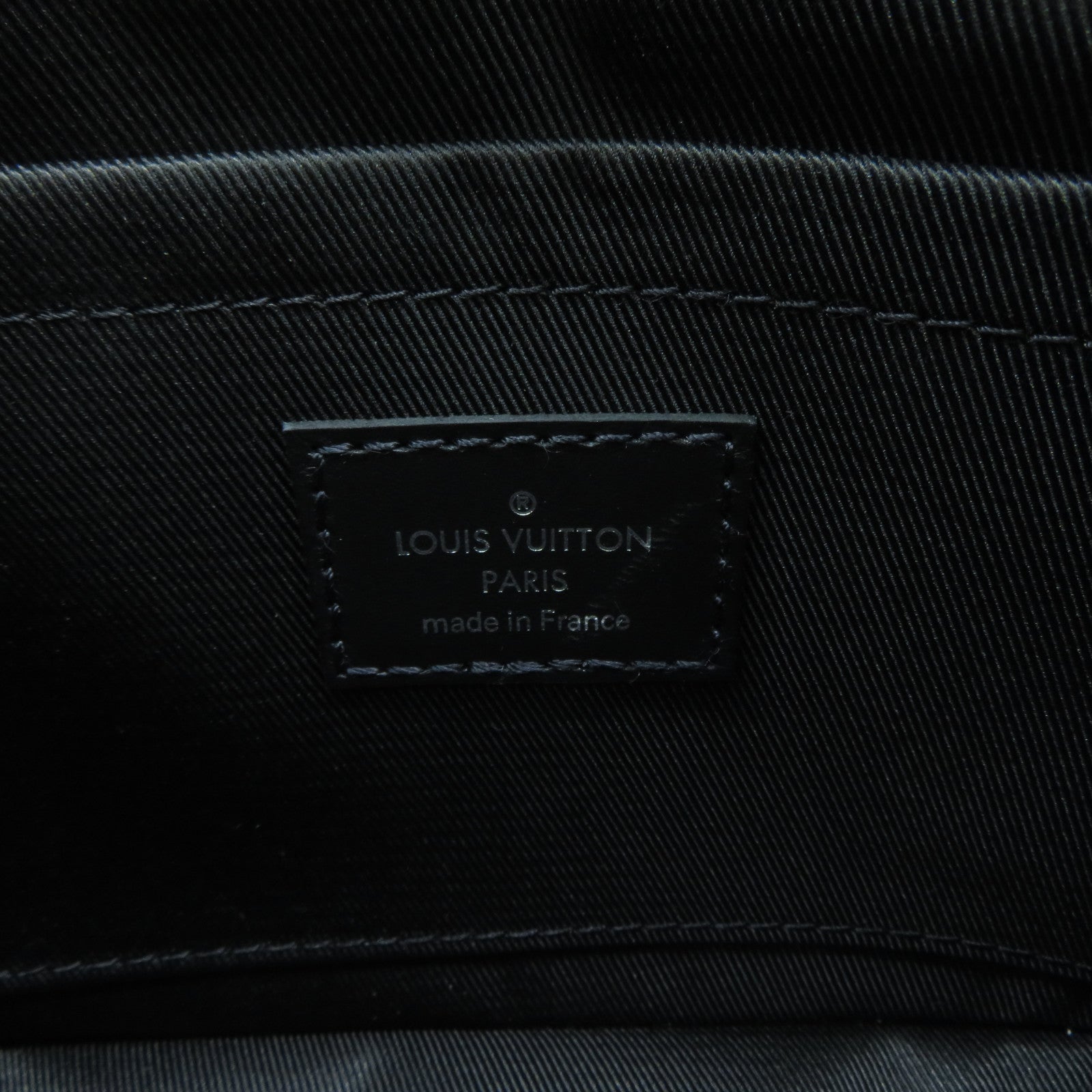 LOUIS VUITTON Monogram Eclipse Mini Soft Trunk銀扣肩背袋黑色