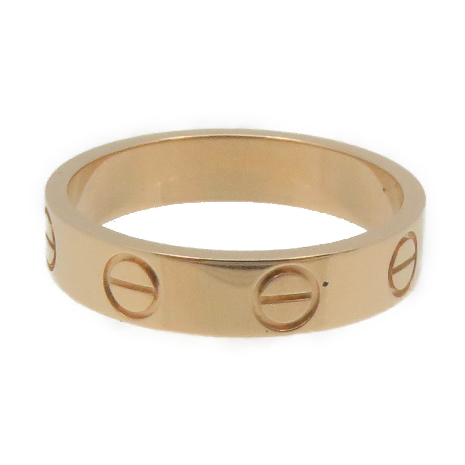 CARTIER 18K玫瑰金Love Ring戒指#47