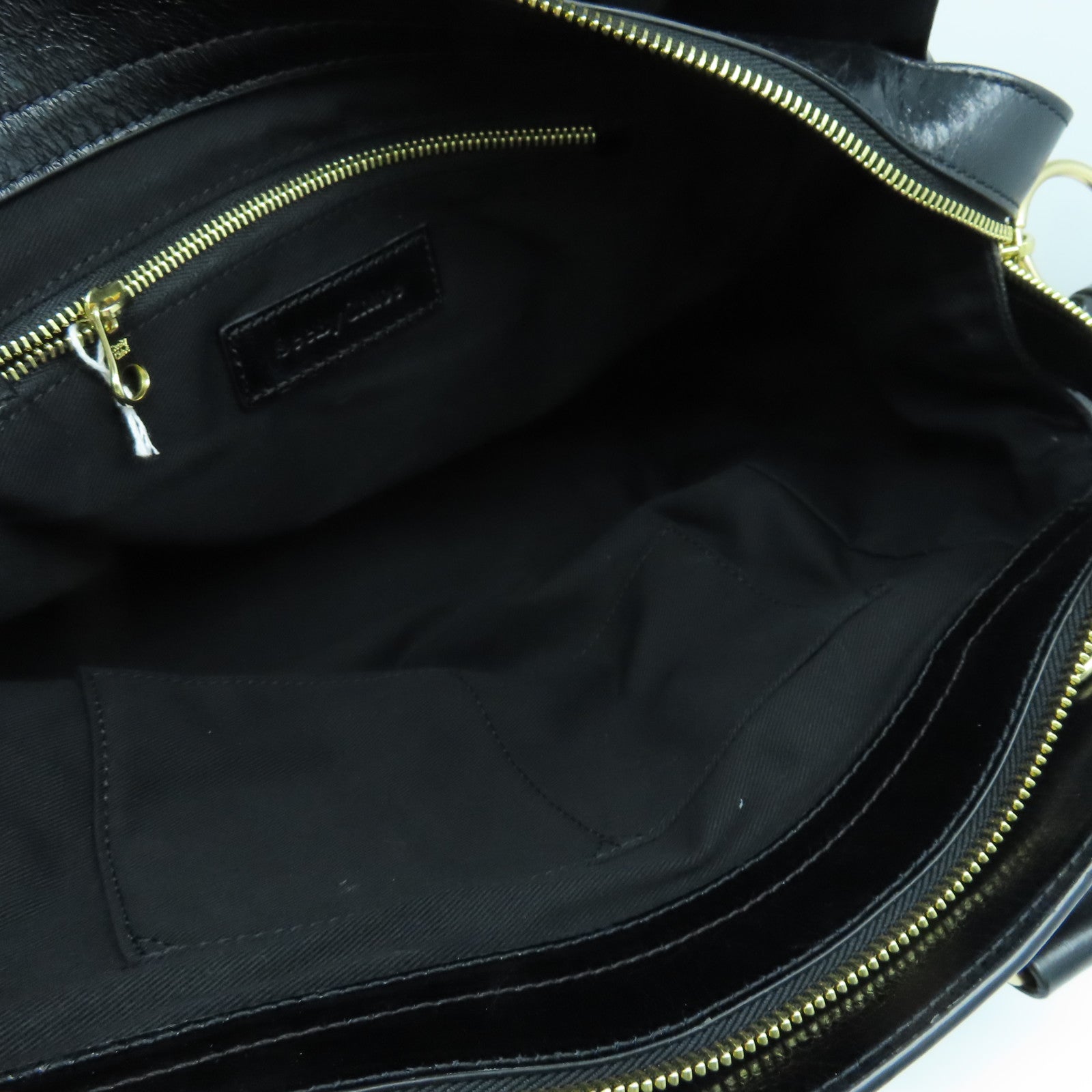 SEE BY CHLOE 【激減優惠】牛皮皮革２Way Shoulder金扣手挽肩背兩用袋黑色