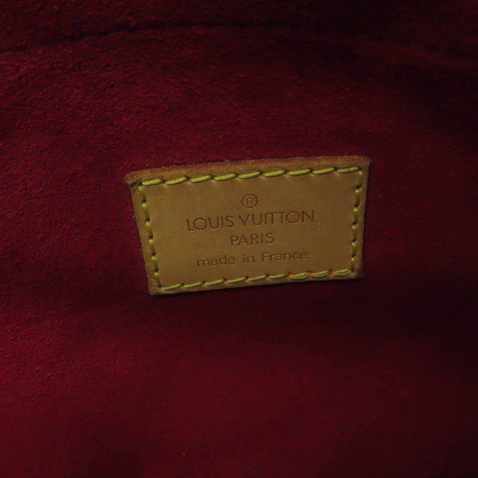 LOUIS VUITTON Monogram Croissant MM金扣手挽肩背两用袋啡色