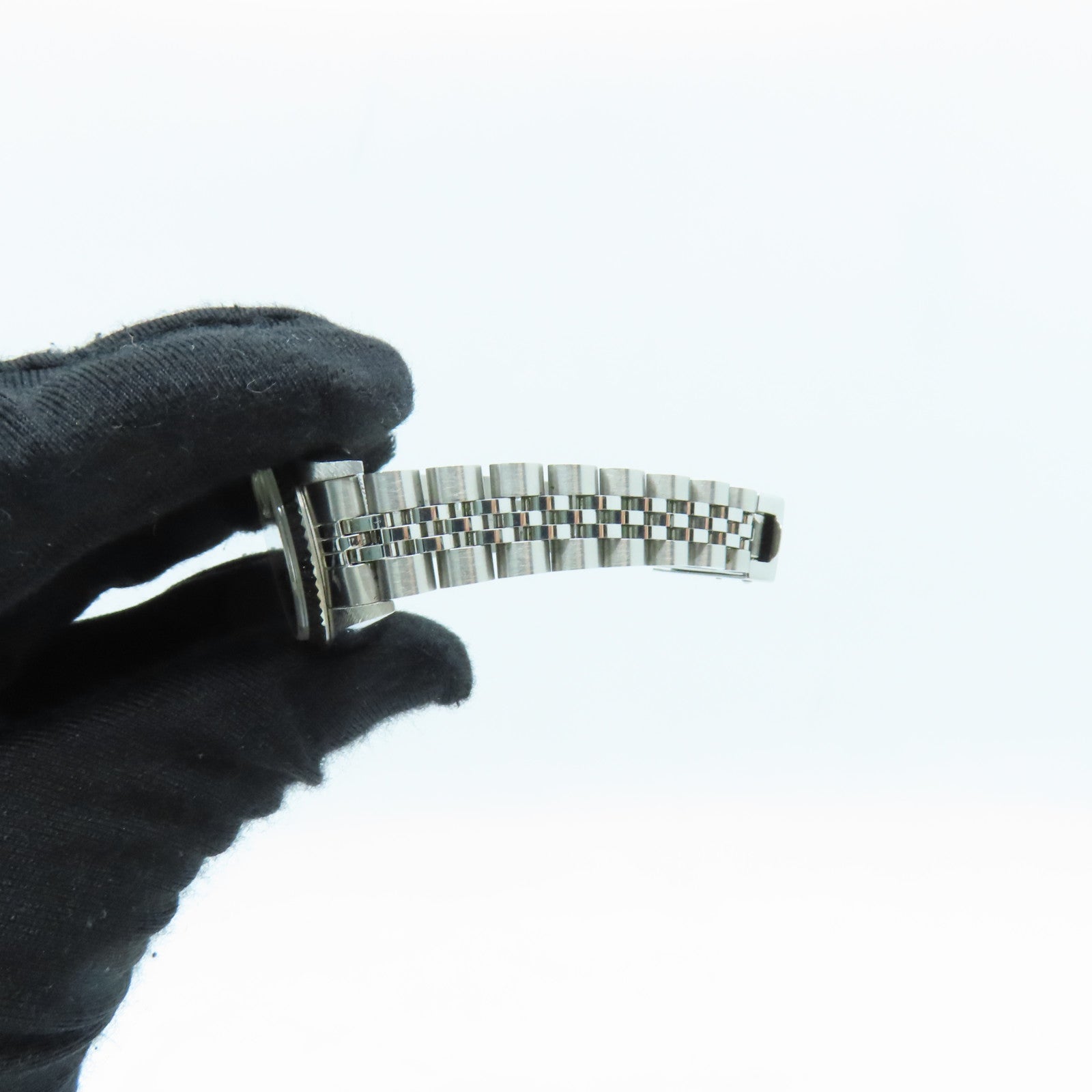 ROLEX Datejust 18K White Gold/Stainless Steel Watch Automatic Movement White