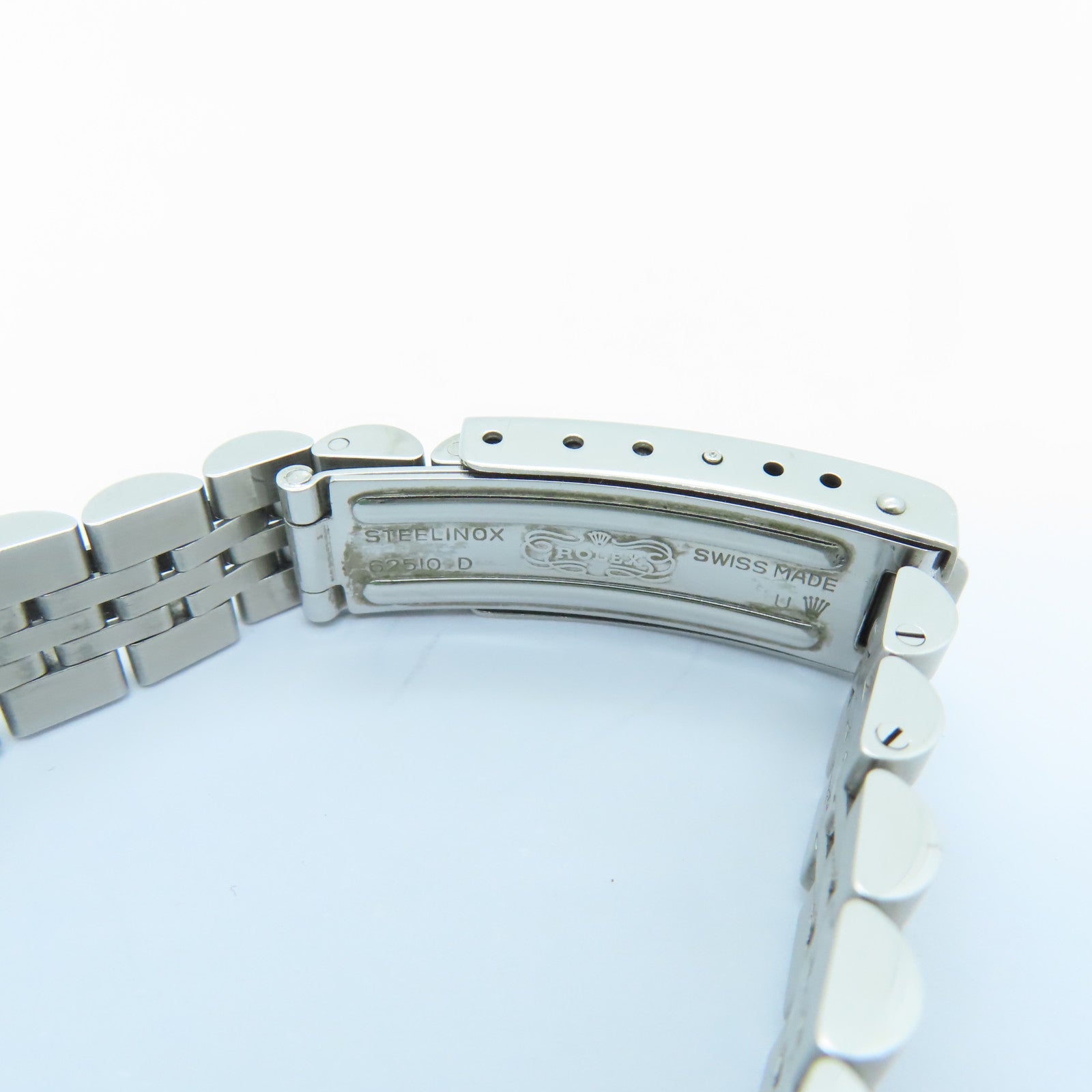 ROLEX Datejust 18K White Gold/Stainless Steel Watch Automatic Movement White