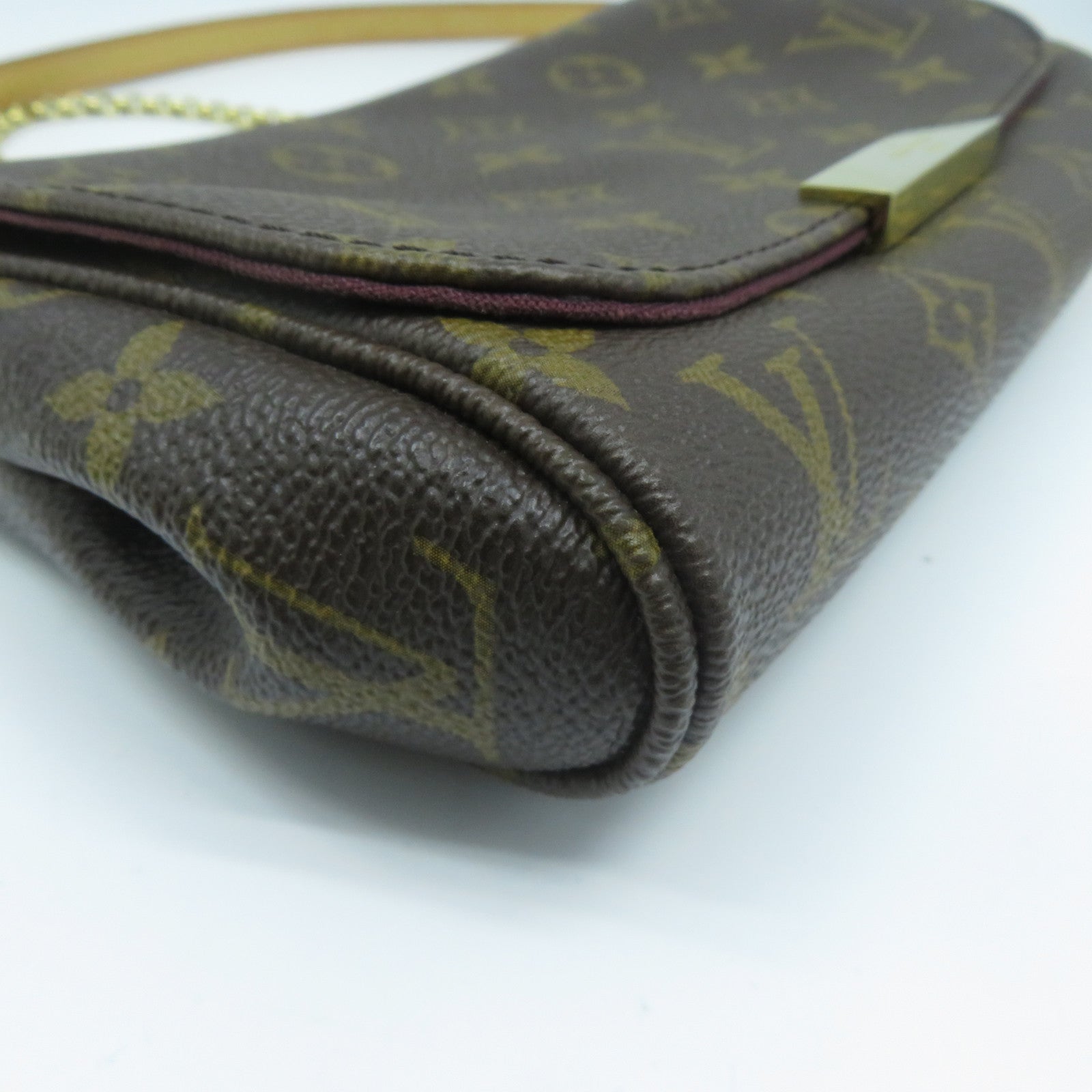 LOUIS VUITTON Monogram Favorite MM金扣手挽肩背兩用袋啡色