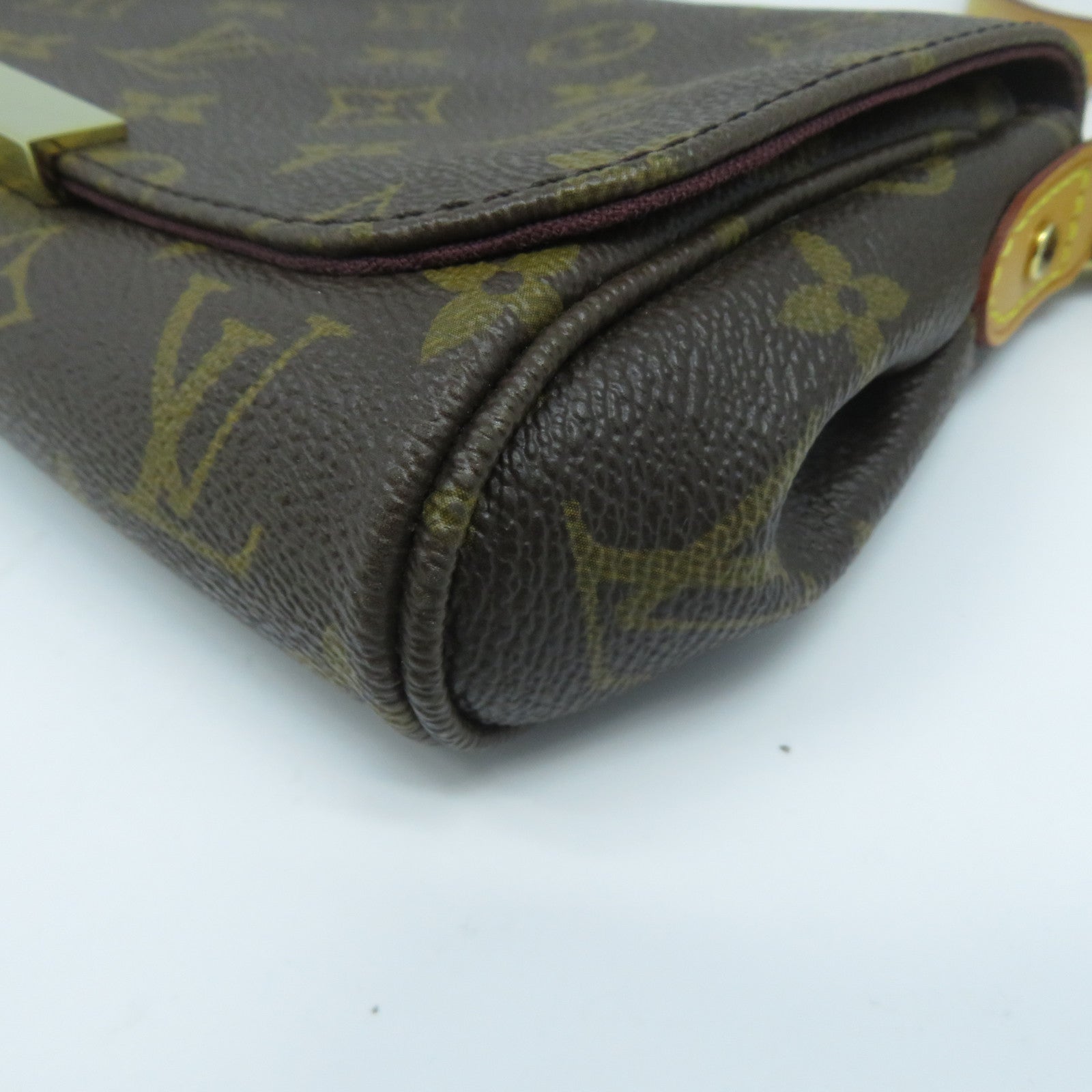 LOUIS VUITTON Monogram Favorite MM金扣手挽肩背兩用袋啡色