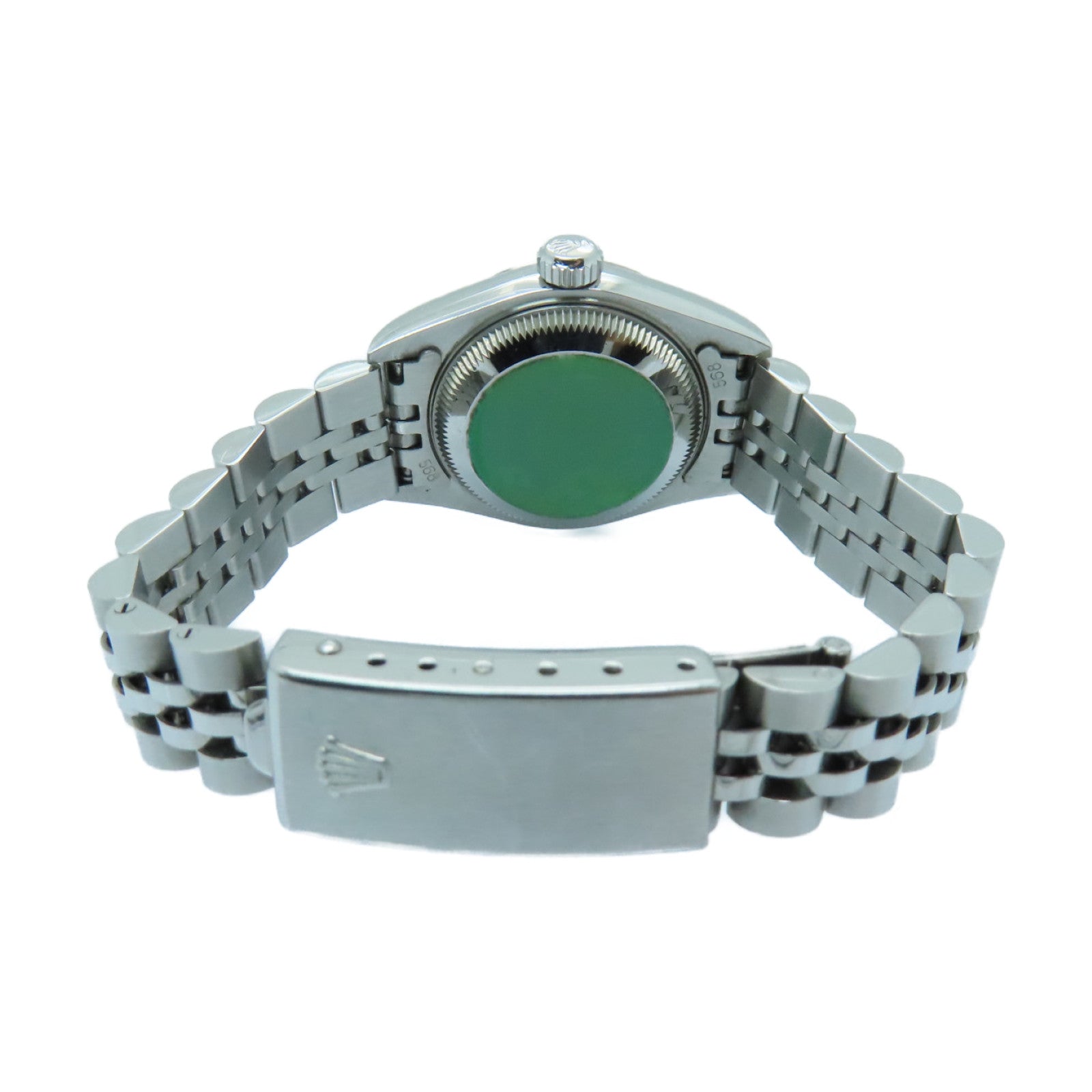 ROLEX Datejust 18K White Gold/Stainless Steel Watch Automatic Movement White