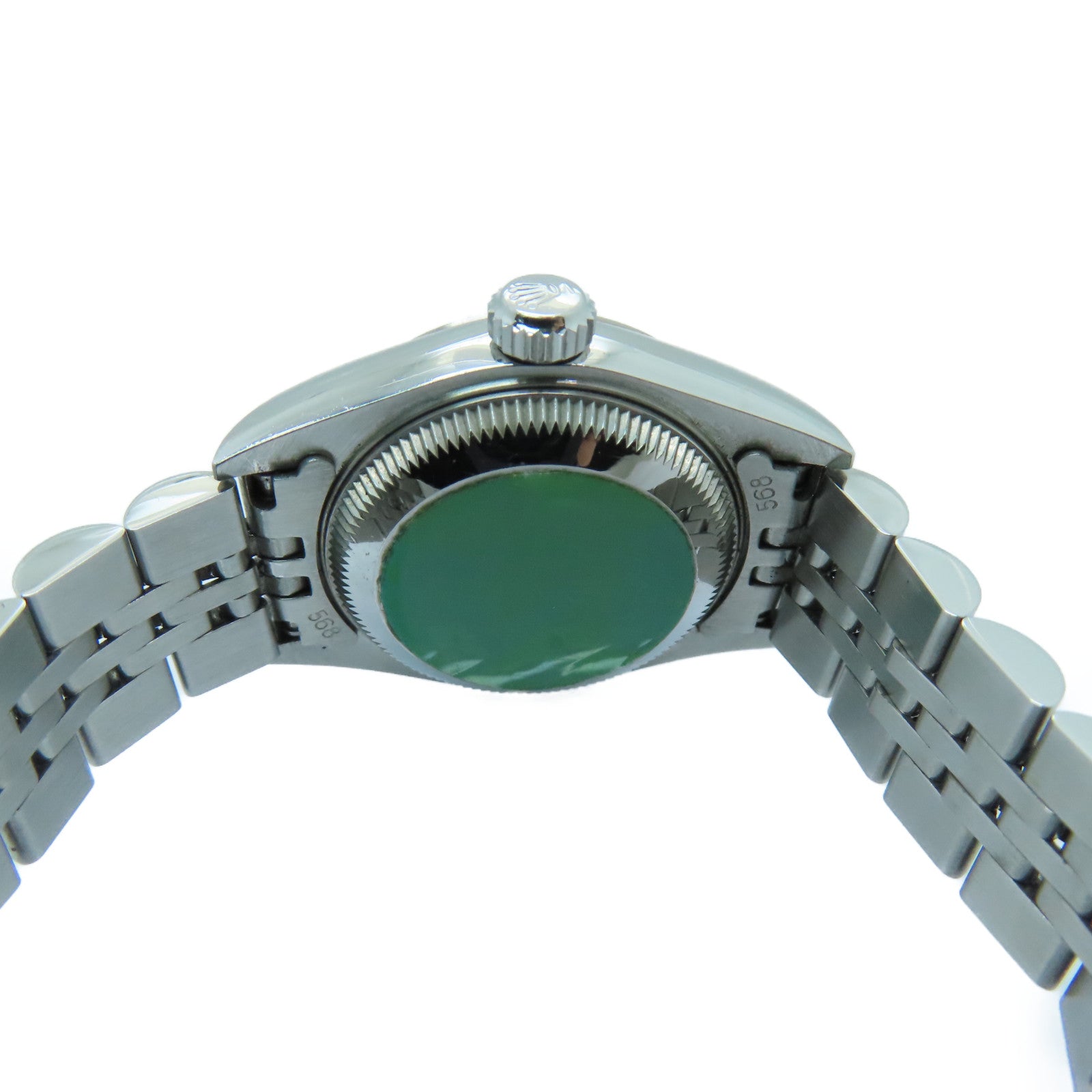 ROLEX Datejust 18K White Gold/Stainless Steel Watch Automatic Movement White