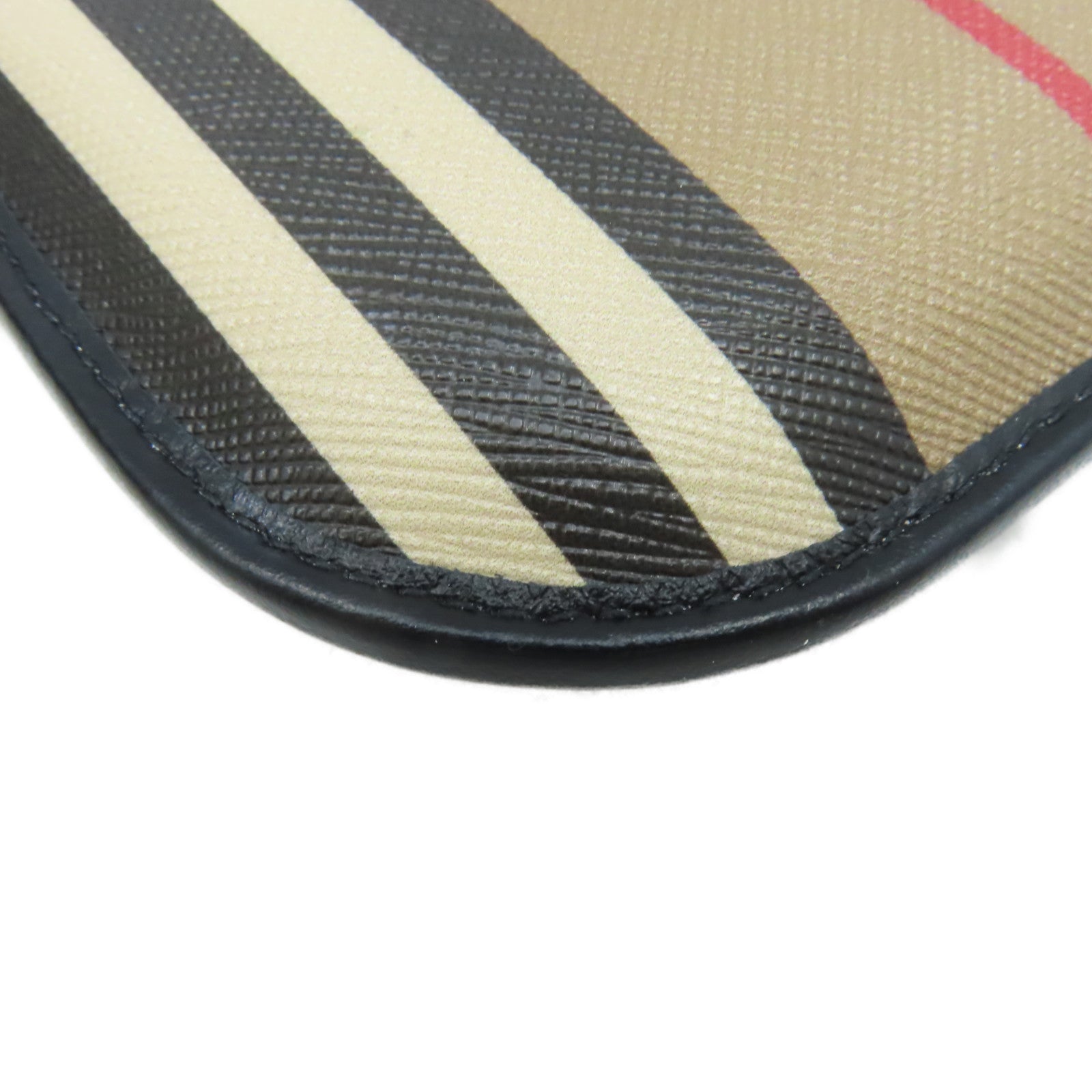 BURBERRY 塗層皮革Phone Shoulder Bag銀扣肩背袋啡色/黑色