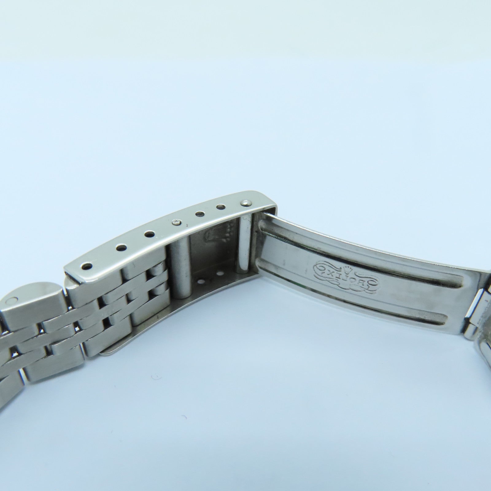 ROLEX Datejust 18K White Gold/Stainless Steel Watch Automatic Movement White