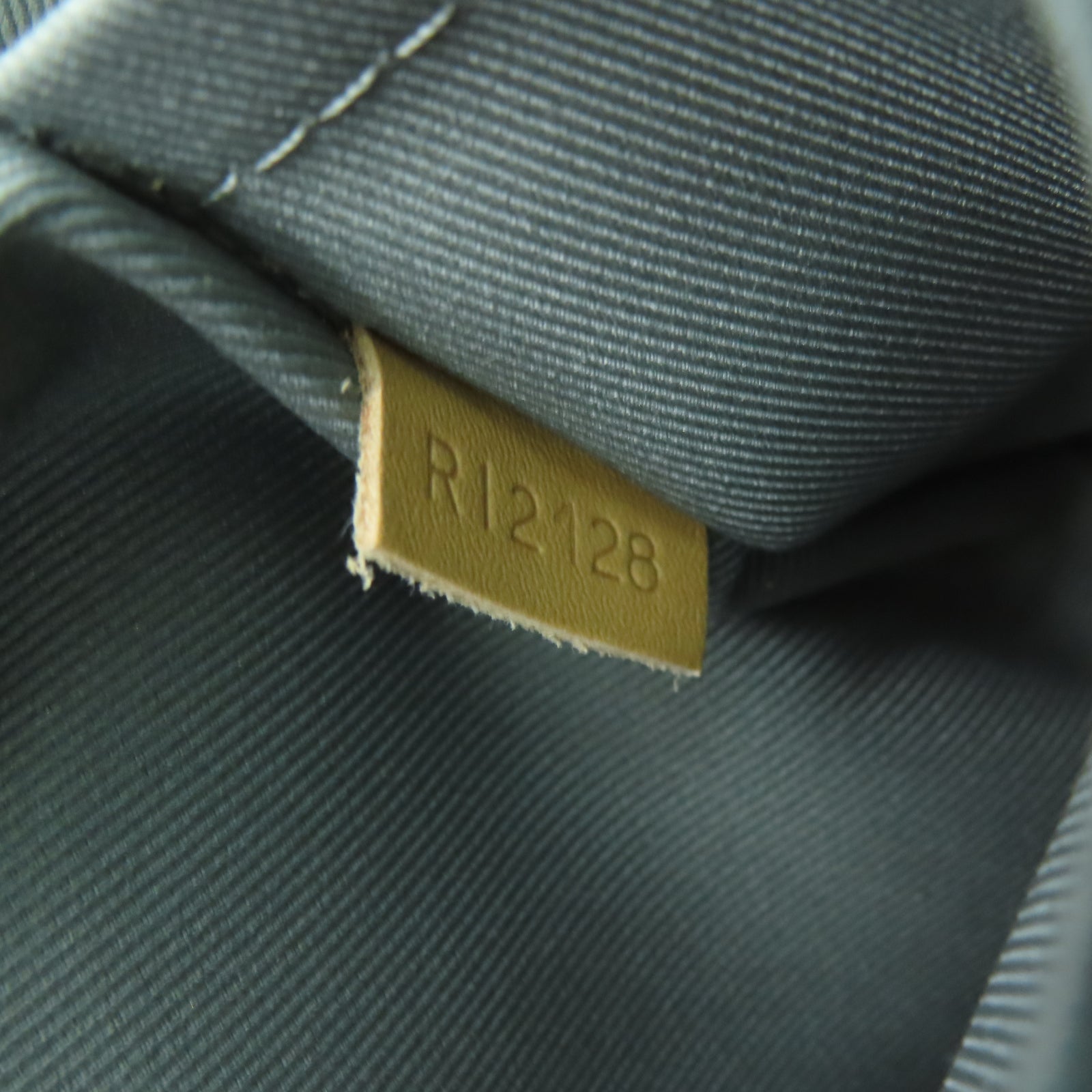 LOUIS VUITTON Mono-Titanium Camera Bag gold buckle shoulder bag silver
