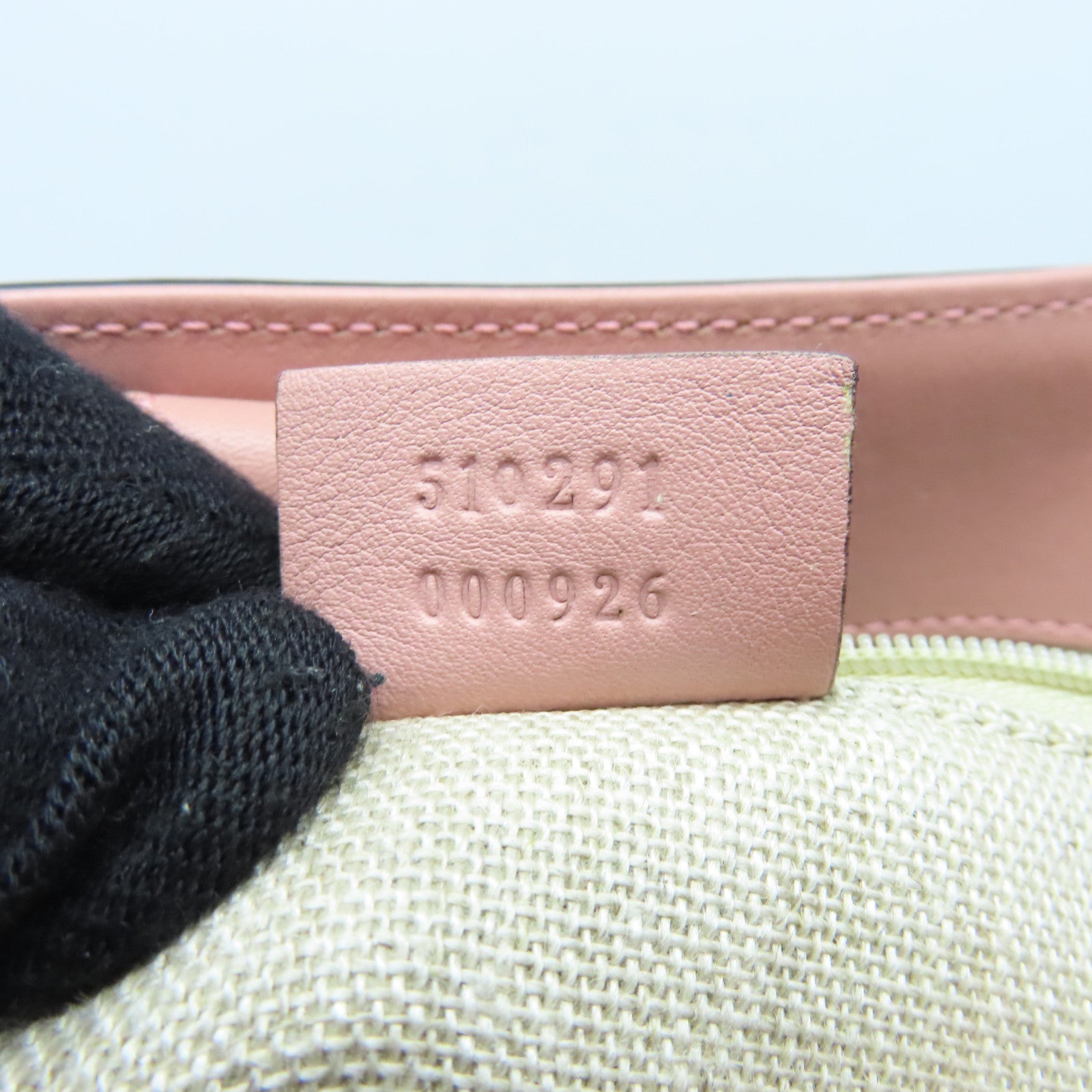 GUCCI Guccissima 2 Way Shoulder金扣手挽肩背兩用袋粉紅色