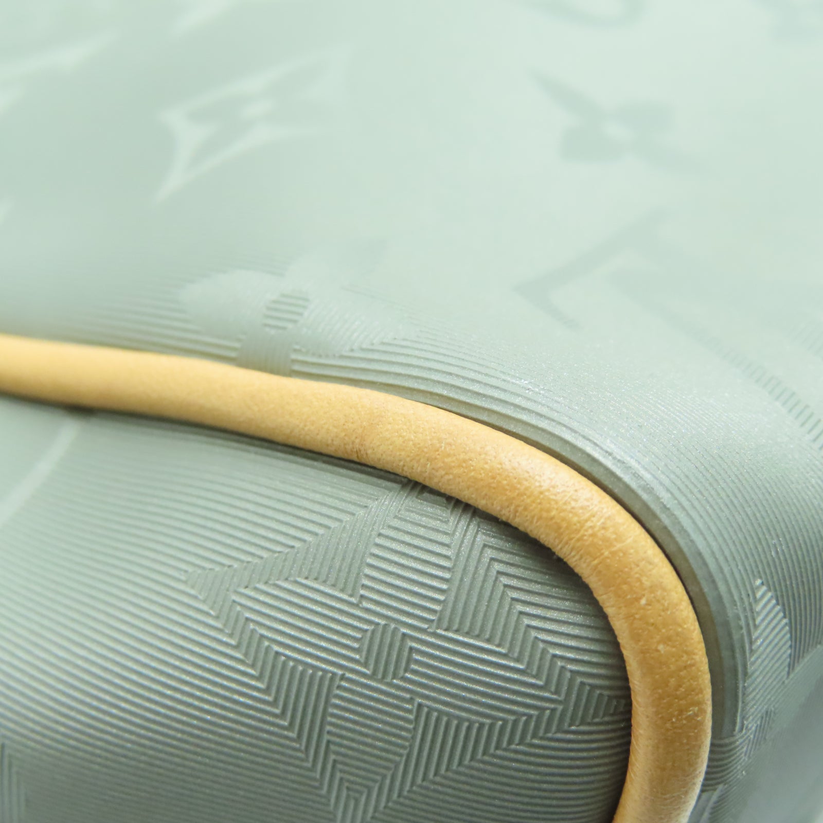 LOUIS VUITTON Mono-Titanium Camera Bag gold buckle shoulder bag silver
