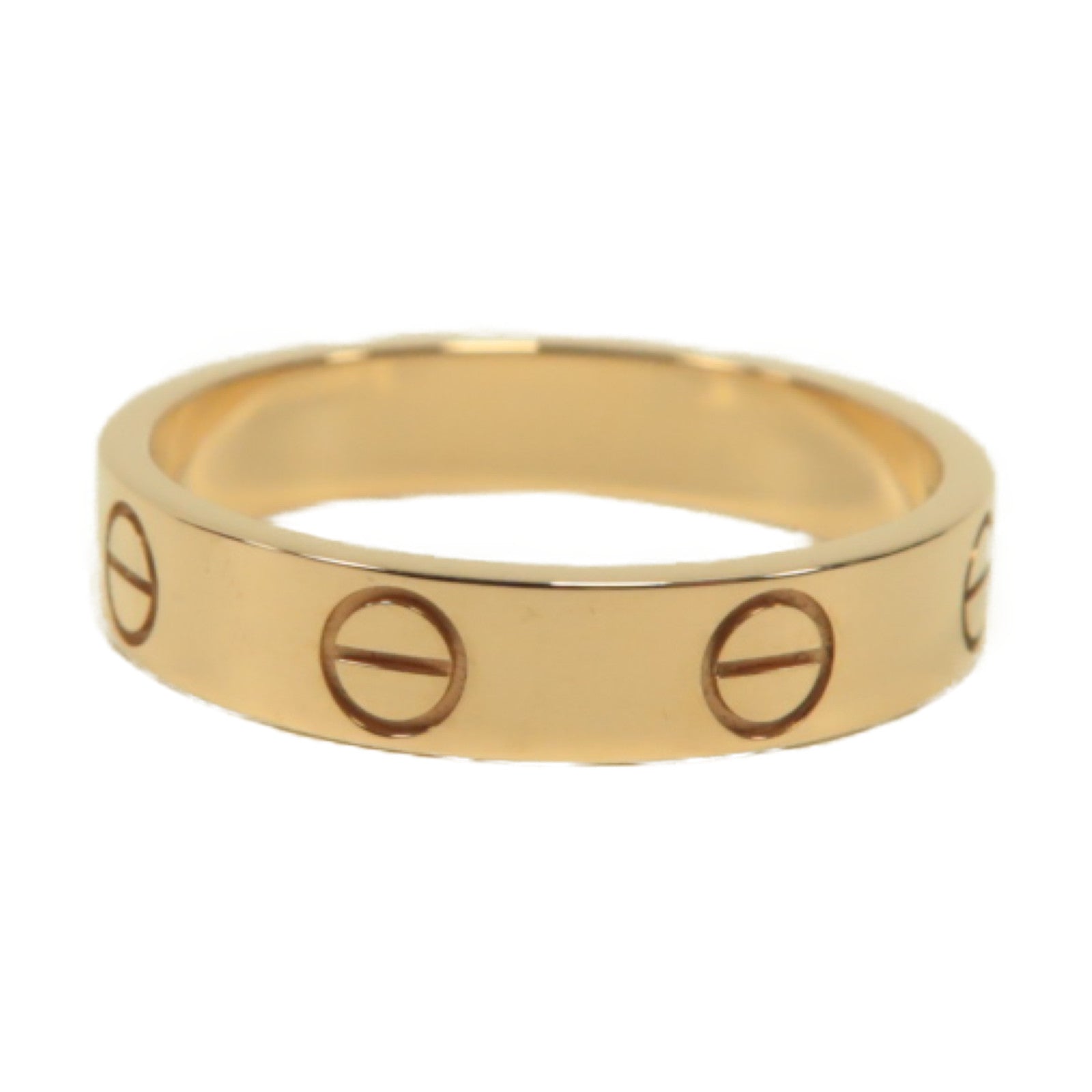 CARTIER 18K玫瑰金Love Ring戒指#51/US#5.75