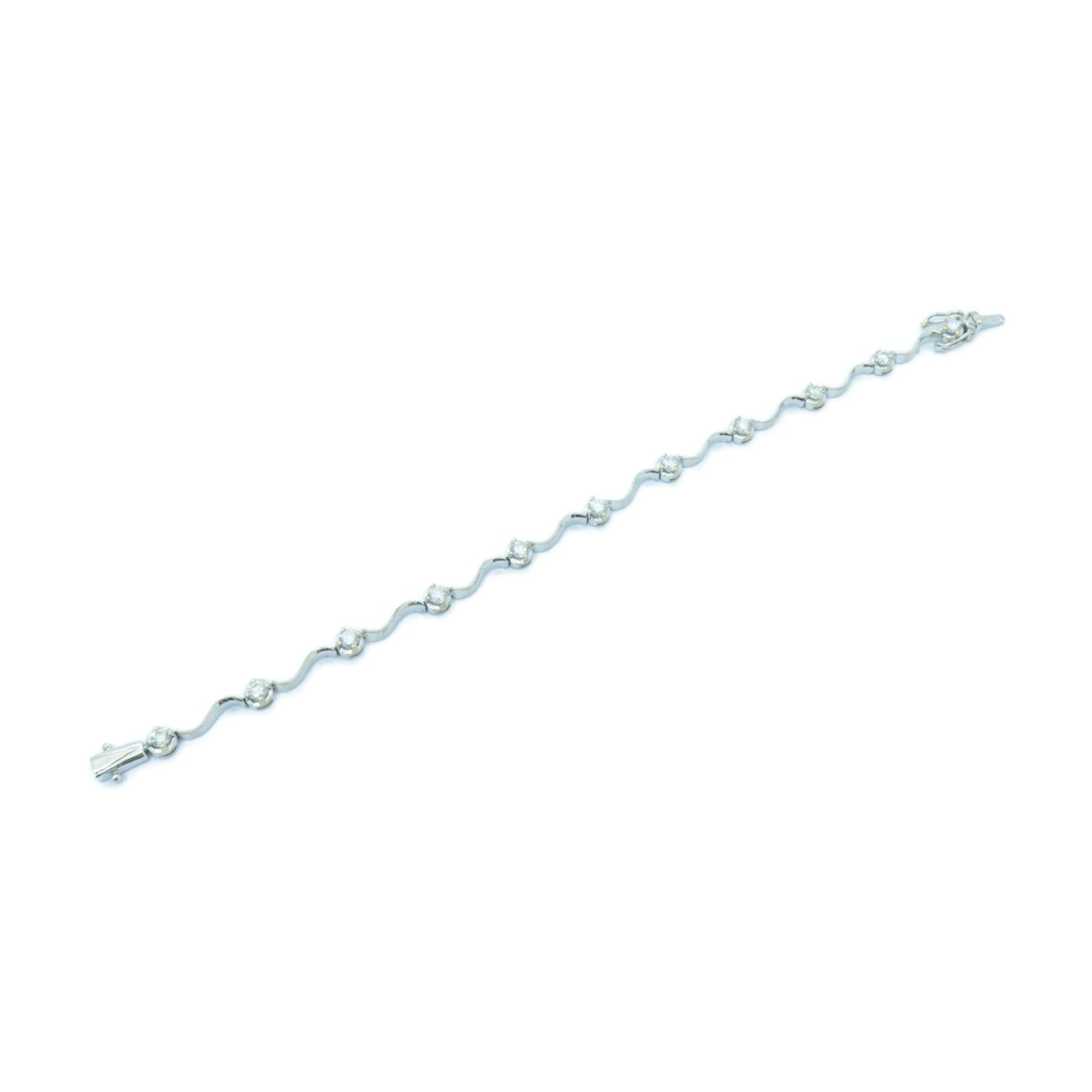 JEWELRY 【激減優惠】18K白金Diamond Bracelet 1.76ct鑽石手鏈