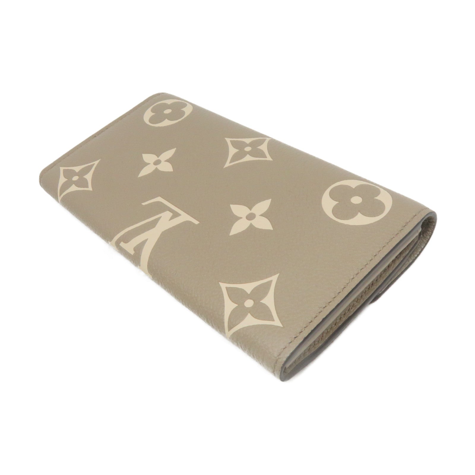 LOUIS VUITTON Mono Empreinte Sarah Wallet長錢包新杏色