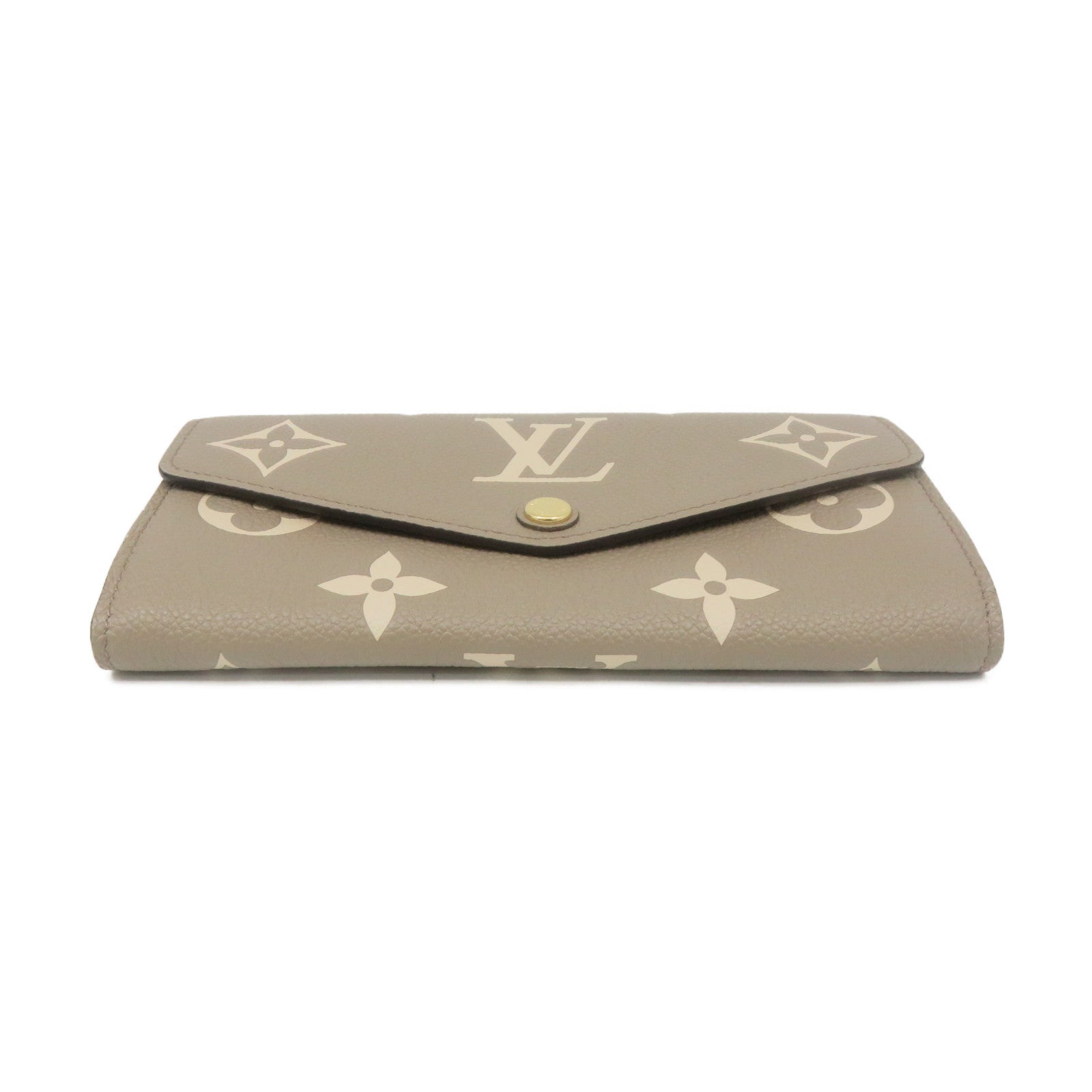 LOUIS VUITTON Mono Empreinte Sarah Wallet長錢包新杏色