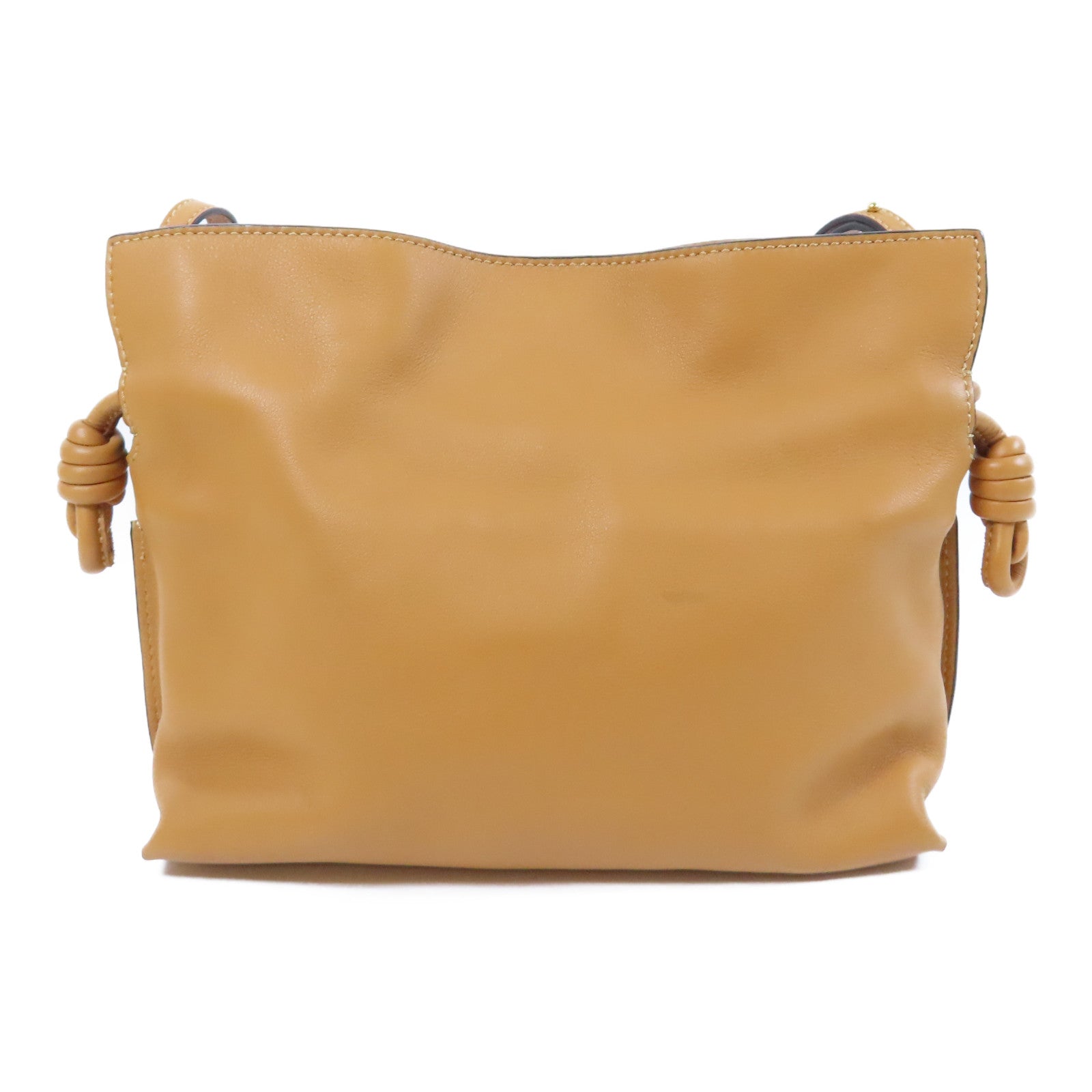 LOEWE 牛皮皮革Flamenco肩背袋啡色