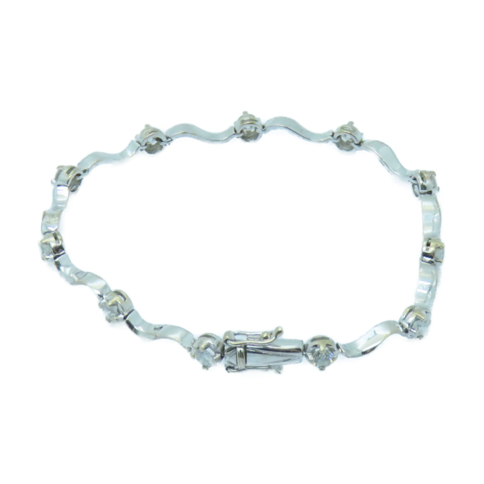 JEWELRY 【激減優惠】18K白金Diamond Bracelet 1.76ct鑽石手鏈