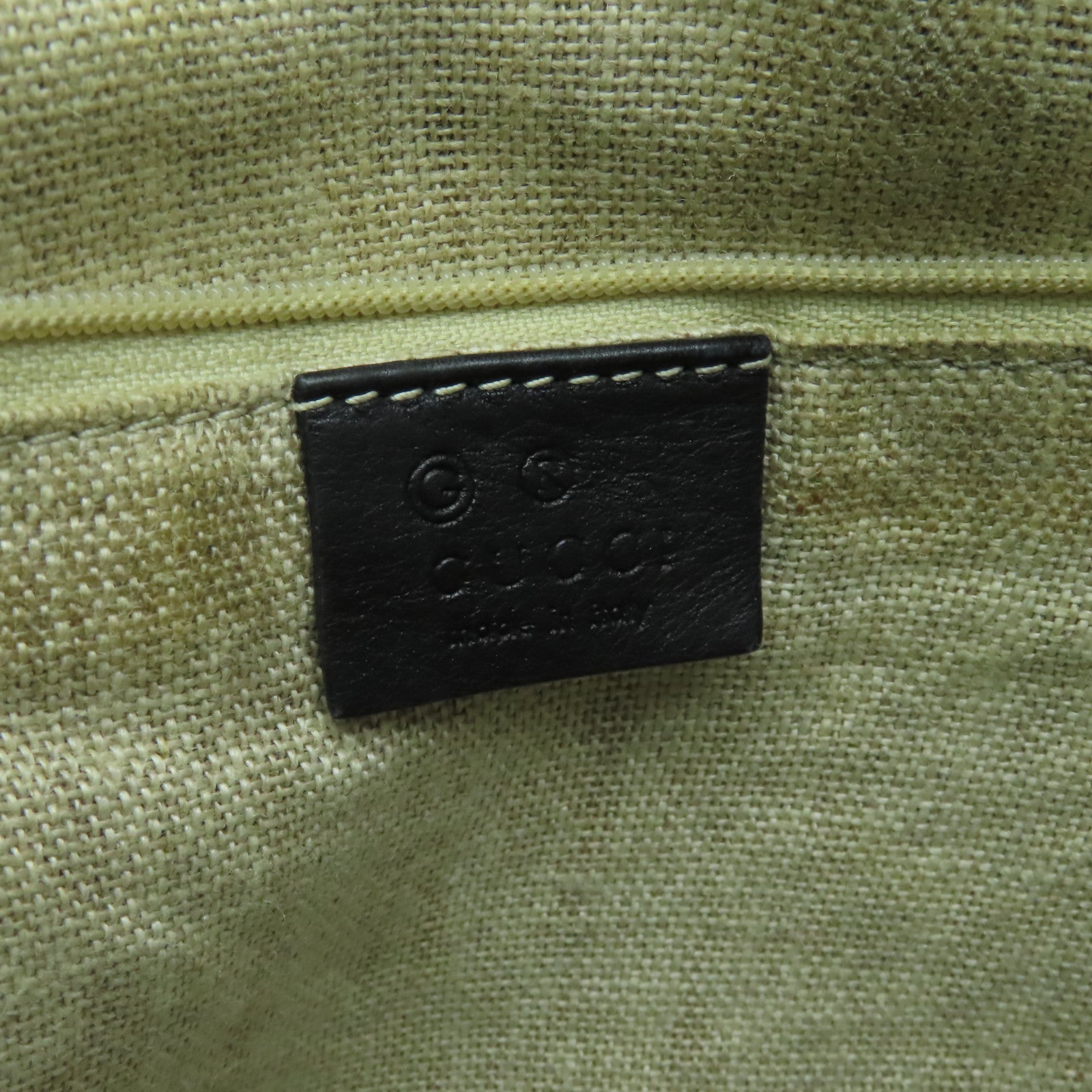 GUCCI 皮革2way Shoulder Bag金扣手挽肩背兩用袋黒色