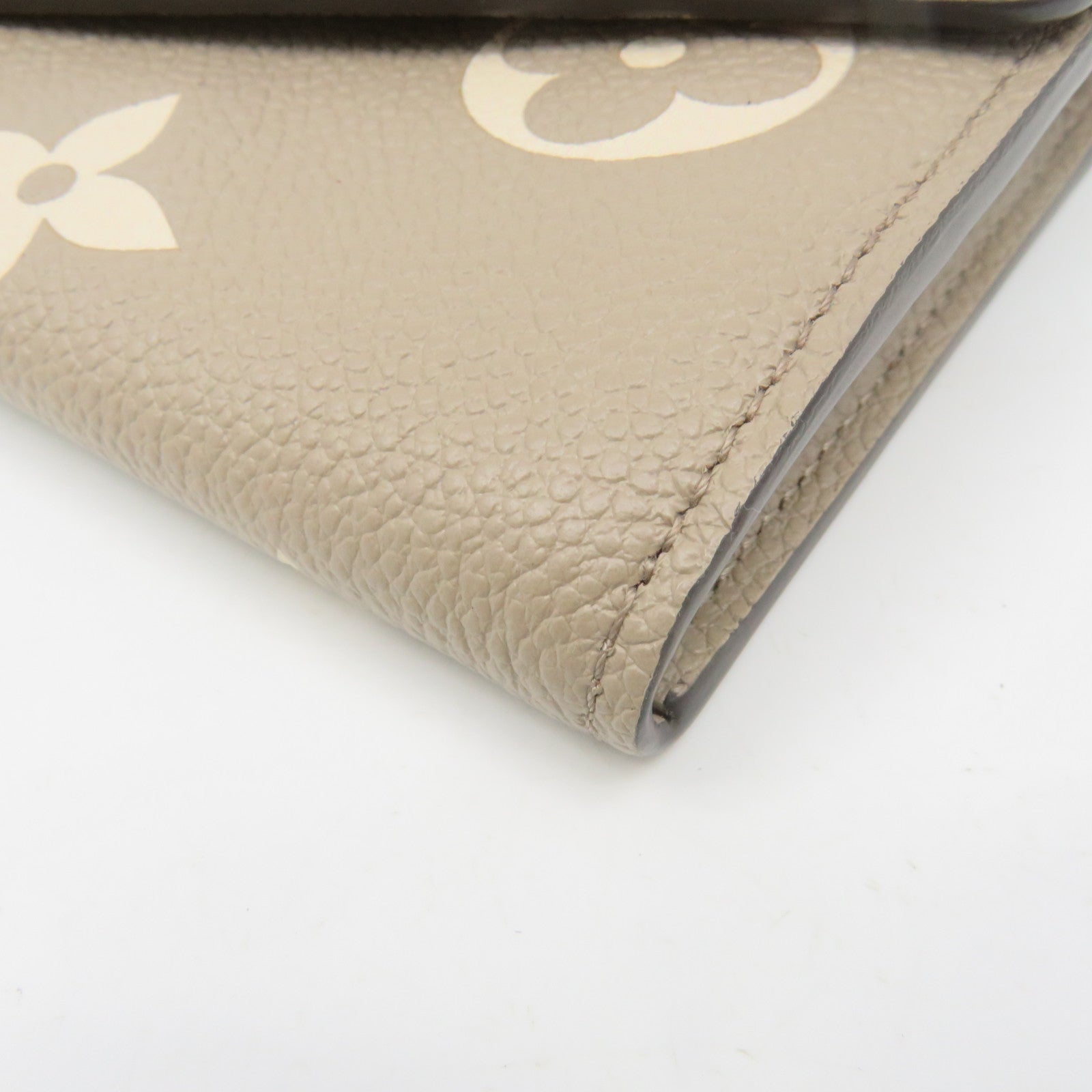 LOUIS VUITTON Mono Empreinte Sarah Wallet長錢包新杏色