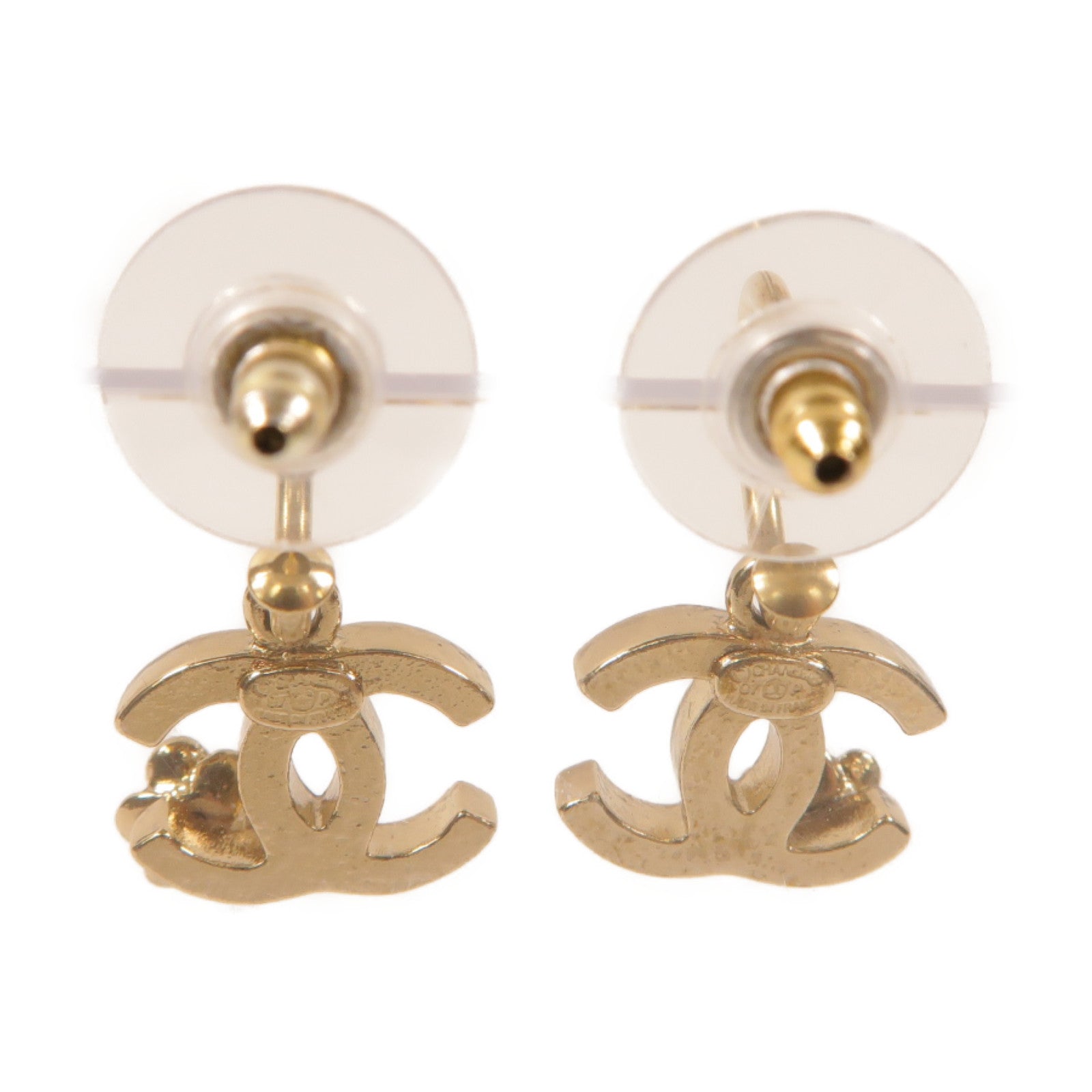 CHANEL 金屬Earrings耳環金色