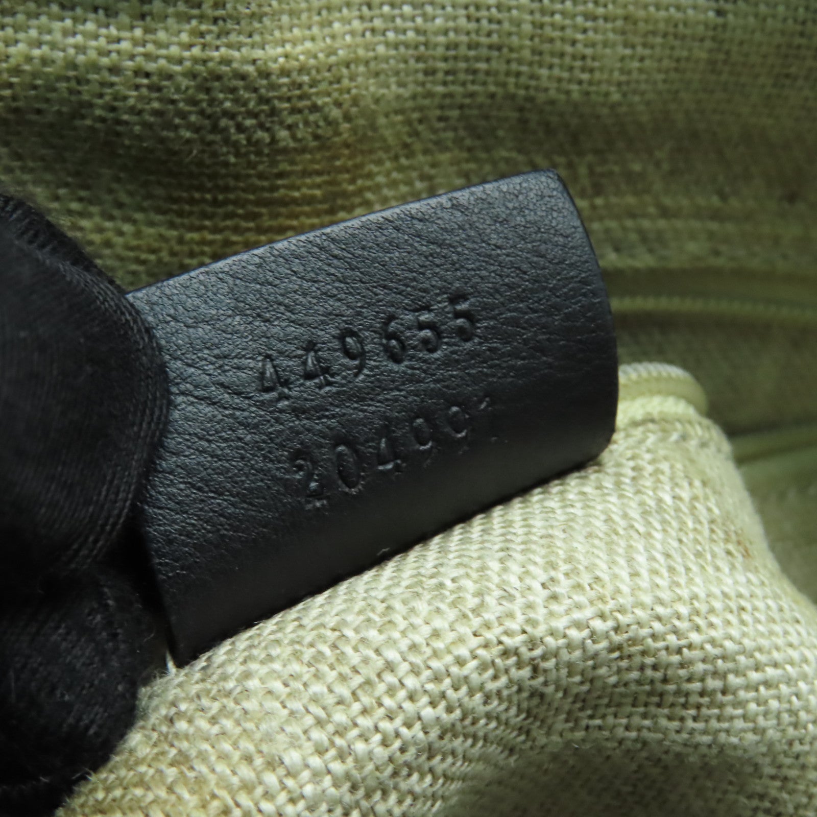GUCCI 皮革2way Shoulder Bag金扣手挽肩背兩用袋黒色