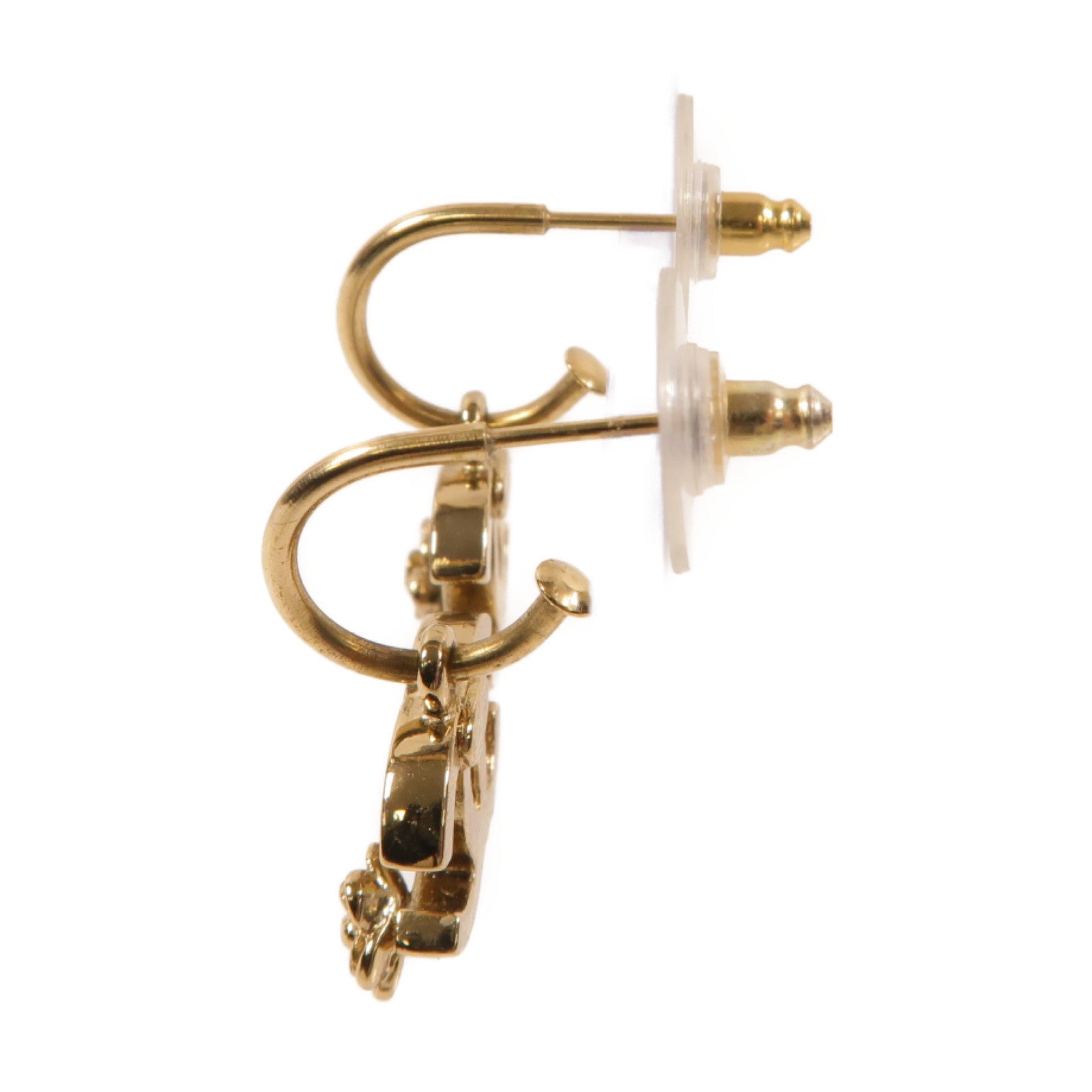 CHANEL 金屬Earrings耳環金色