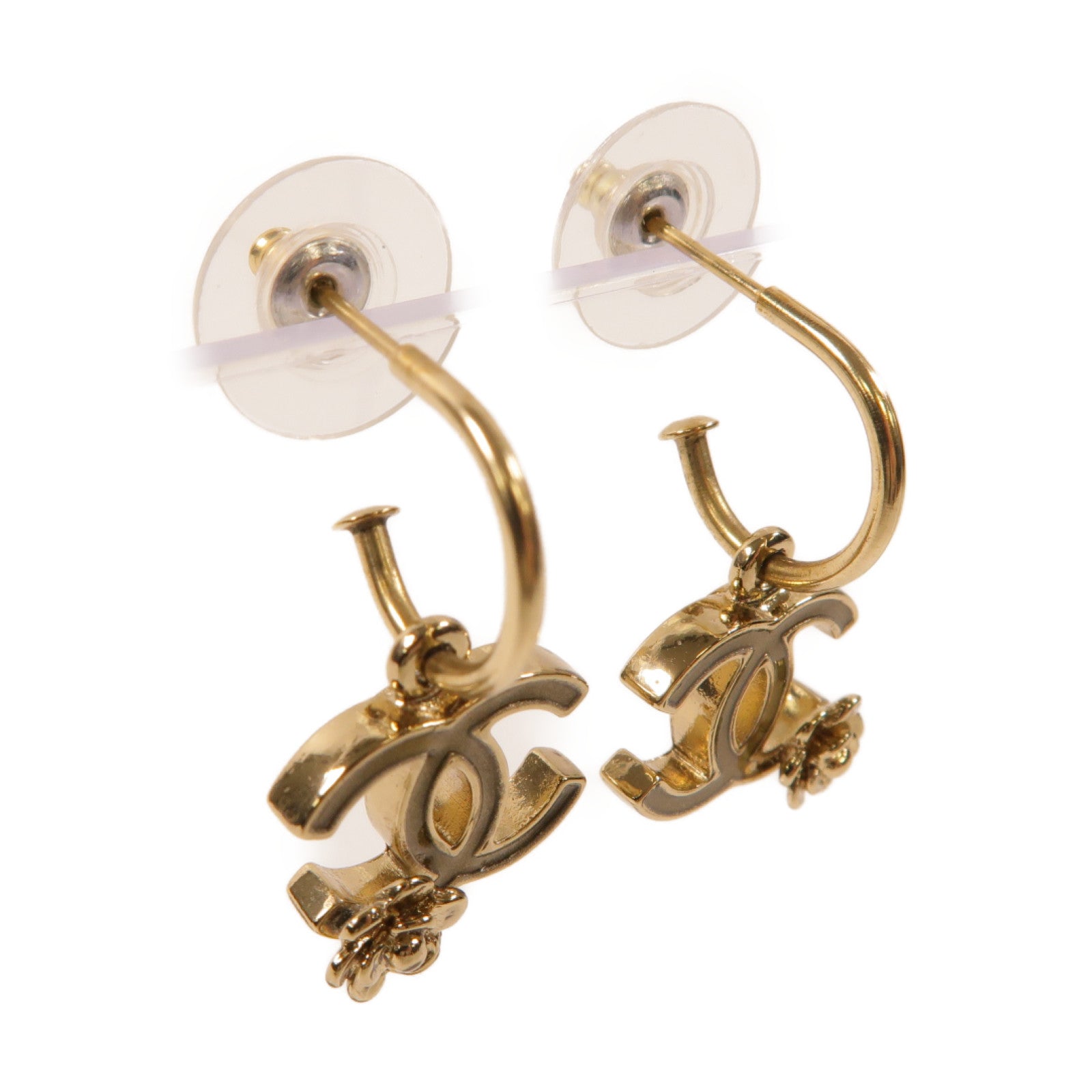 CHANEL 金屬Earrings耳環金色