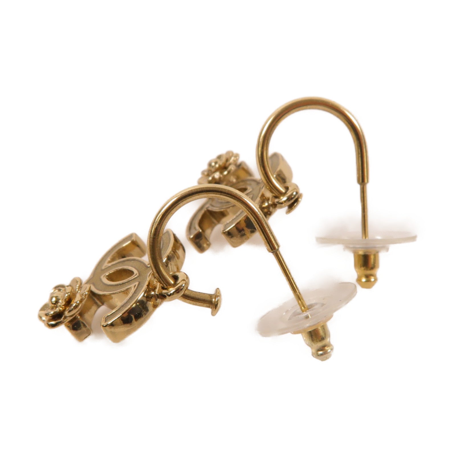 CHANEL 金屬Earrings耳環金色