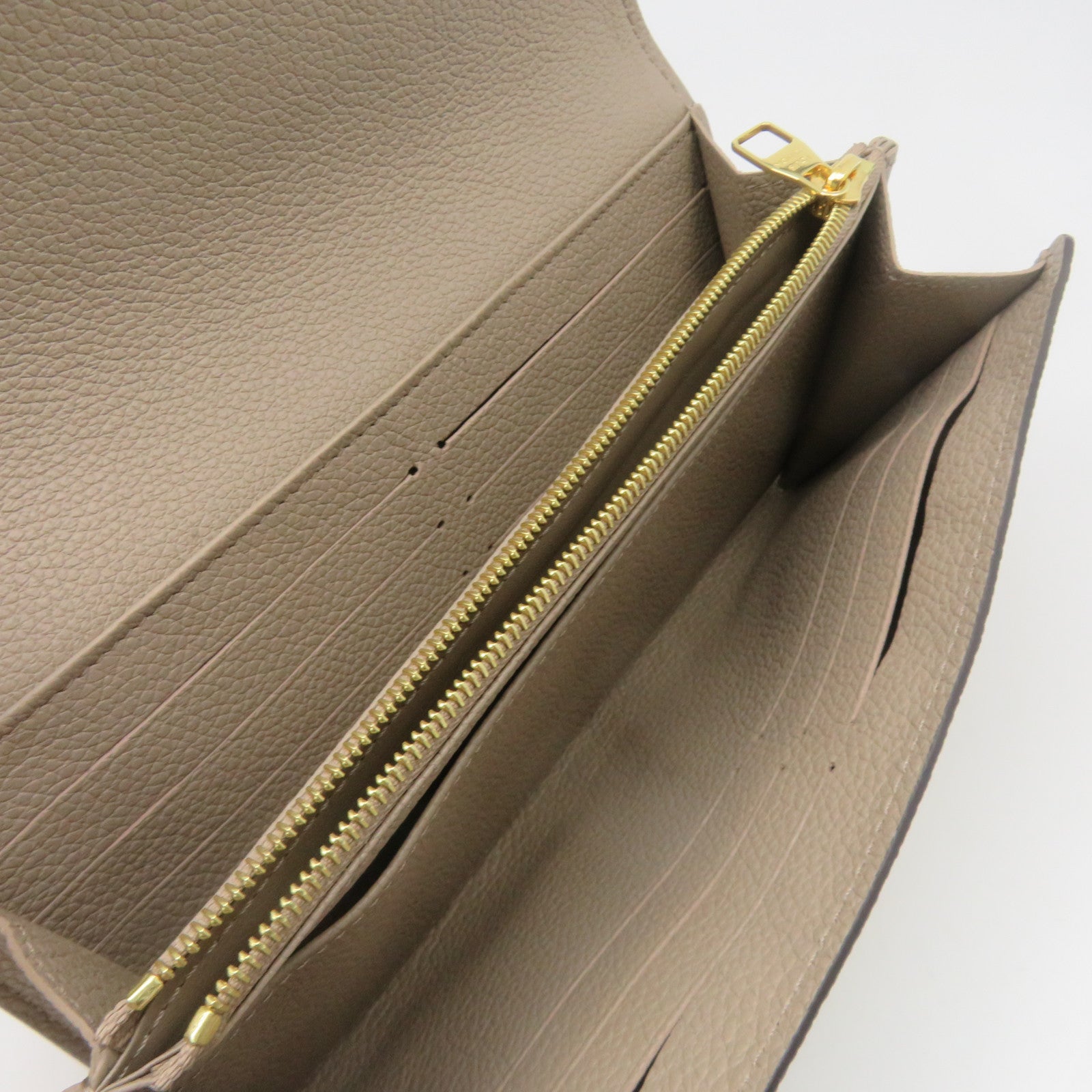 LOUIS VUITTON Mono Empreinte Sarah Wallet長錢包新杏色
