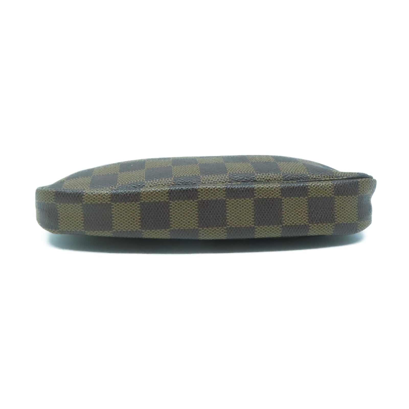 LOUIS VUITTON Damier Pochette Accessories金扣手拿包啡色