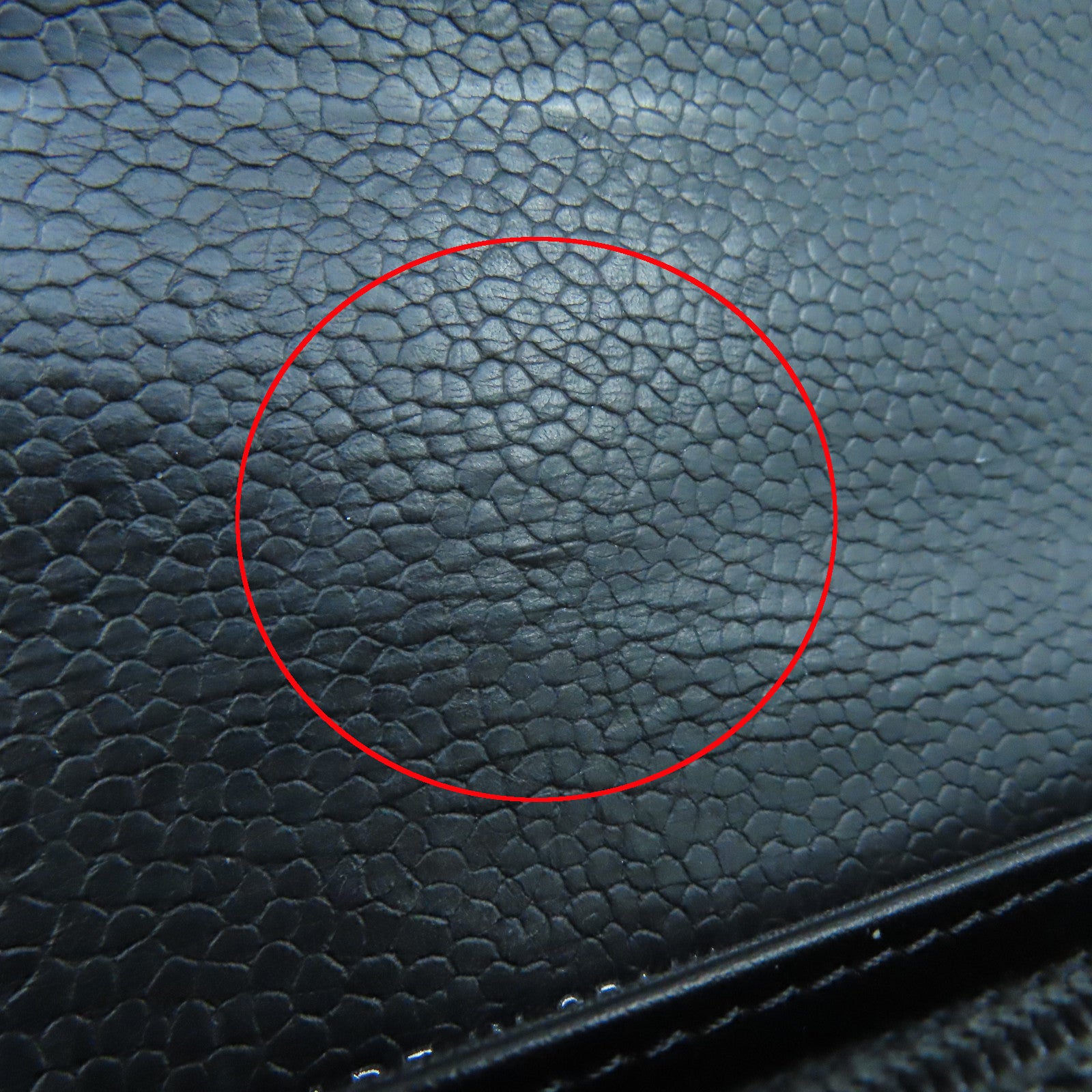 CHANEL Twill Caviar Leather Boy Chanel Wallet Silver Buckle Long Wallet Black