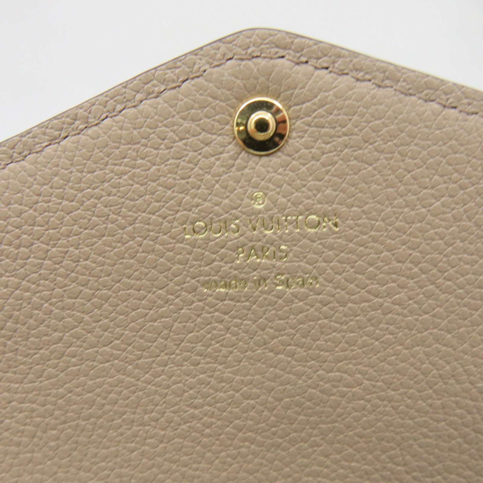 LOUIS VUITTON Mono Empreinte Sarah Wallet長錢包新杏色