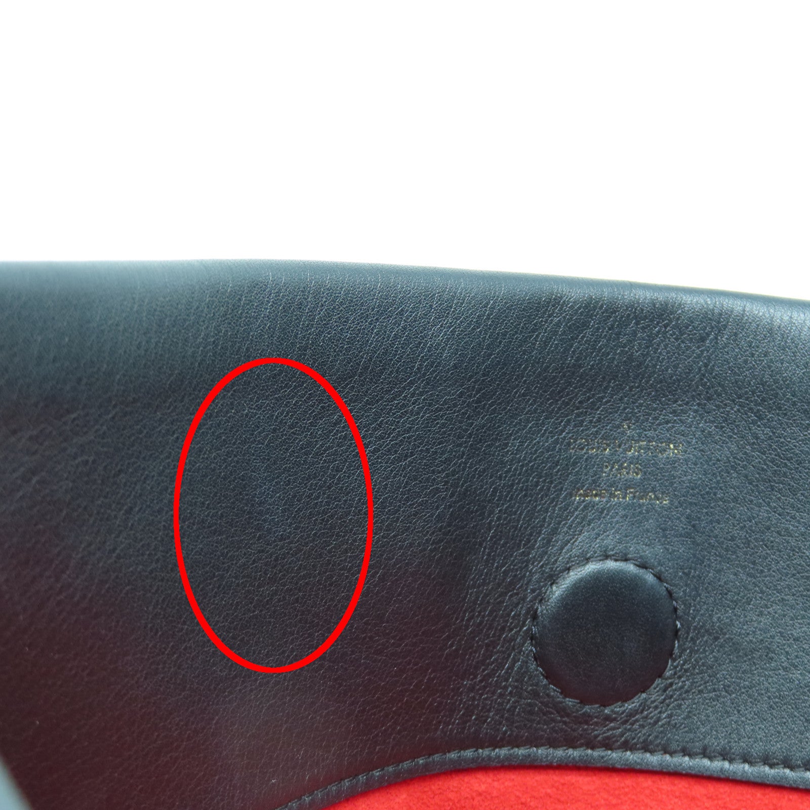 LOUIS VUITTON Monogram Tuileries金扣肩背袋棕色/黑色/红色