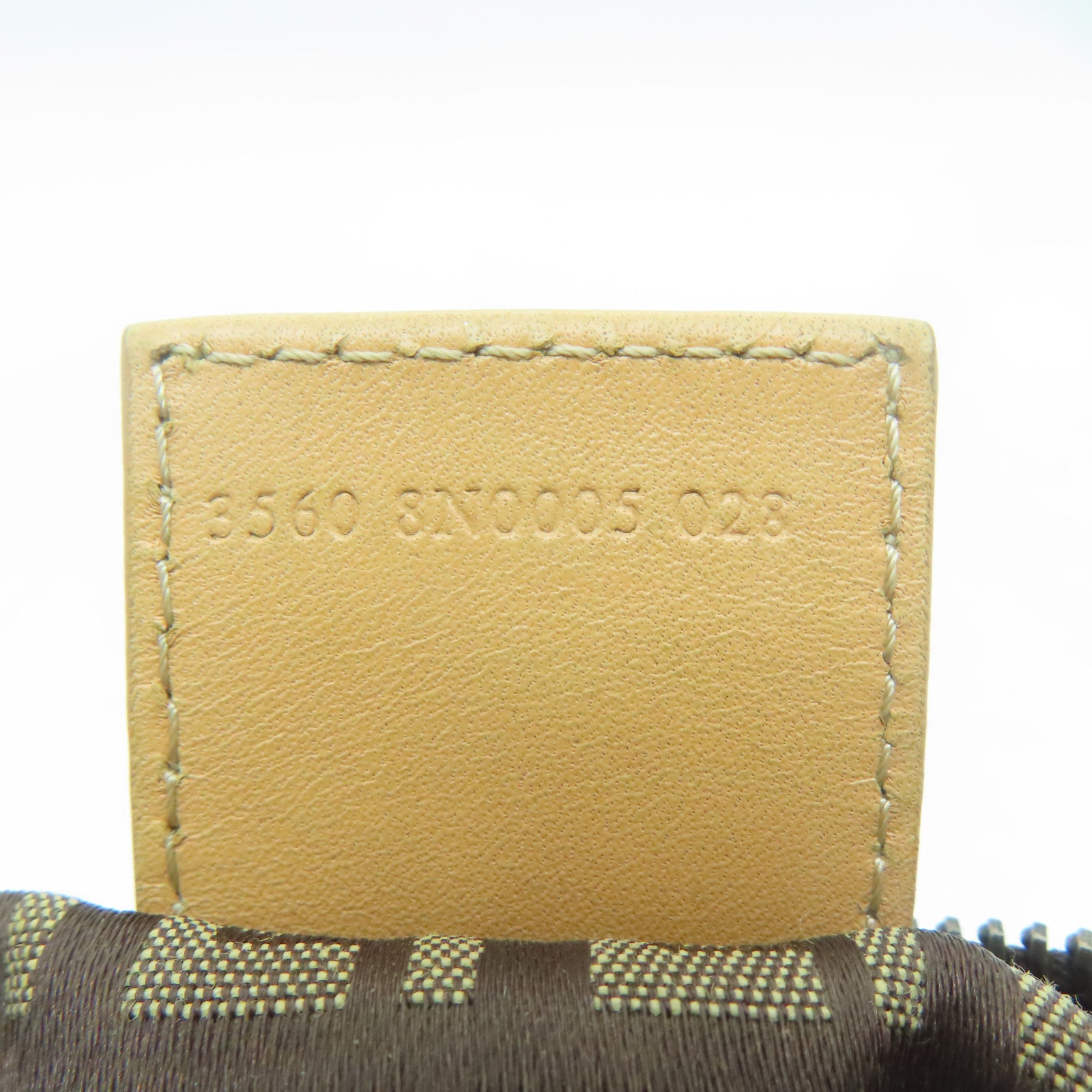 FENDI 帆布Vintage Zucchino Handbag手挽袋啡色