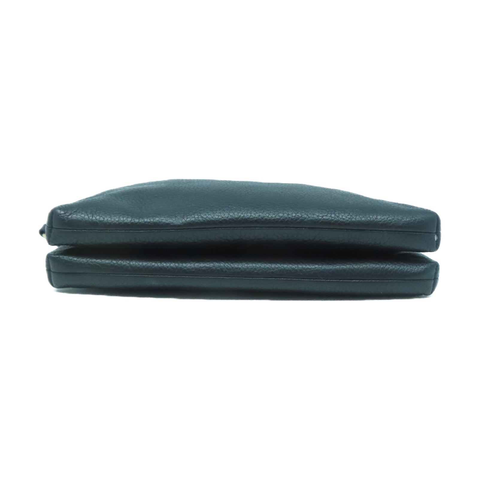 COACH 羊皮皮革Shoulder Bag金扣肩背袋黑色