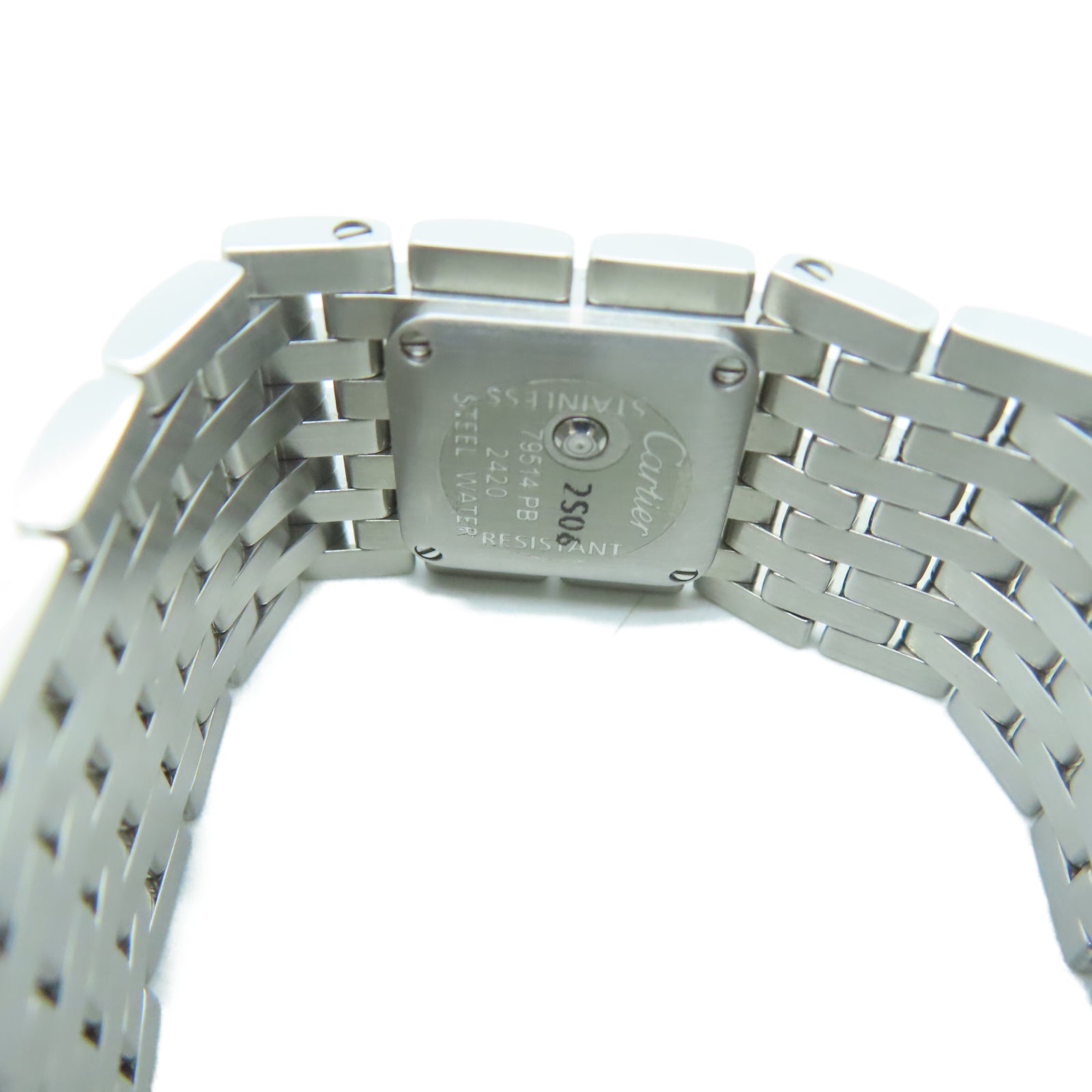 CARTIER Panthere Ruban Pink/Mop不锈钢手表石英机芯粉红色
