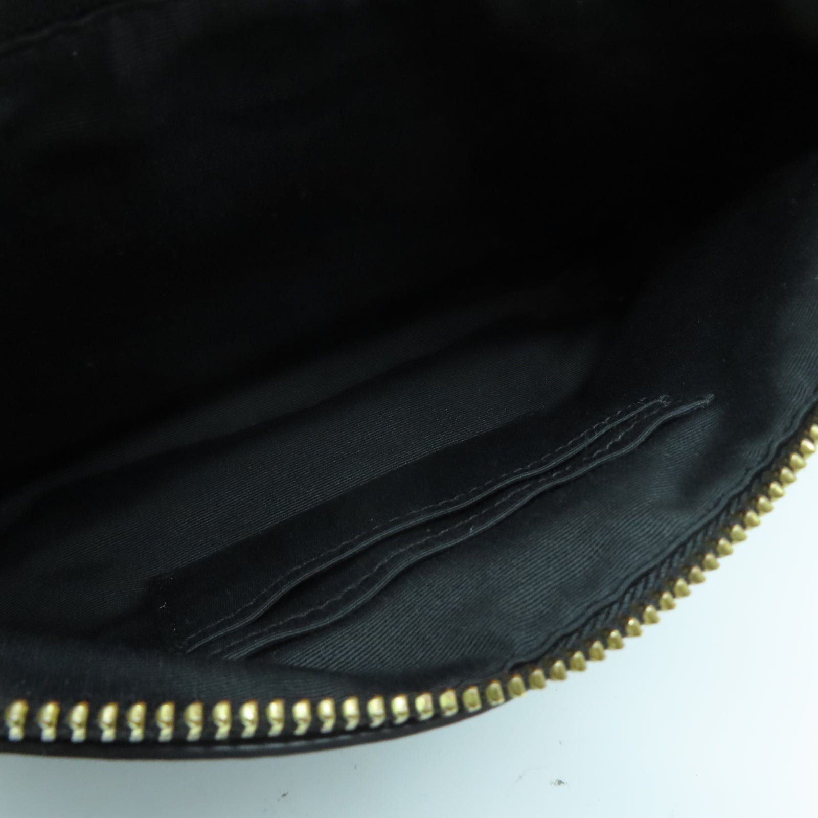 COACH 羊皮皮革Shoulder Bag金扣肩背袋黑色